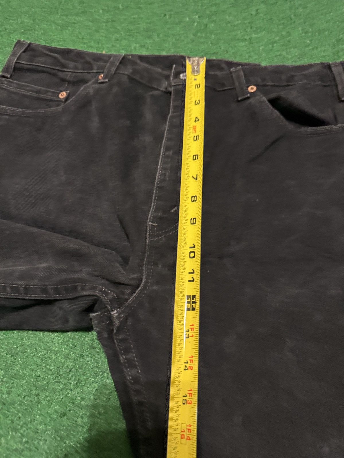Levi's Vintage Clothing Vintage Levi’s 505 Straight Leg 38x30 Black Denim Jeans Size US 38 / EU 54 - 13 Thumbnail