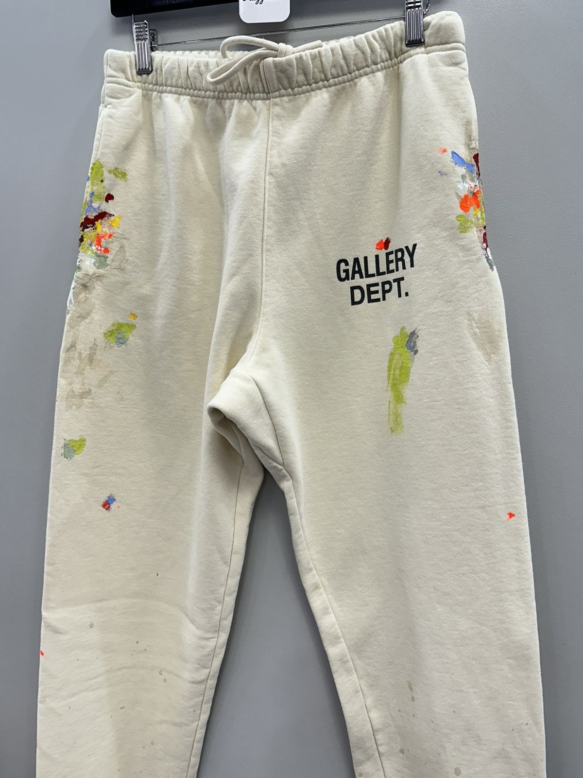 Gallery Dept. Gallery Dept Logo Sweatpants - Antique White Size US 32 / EU 48 - 2 Thumbnail