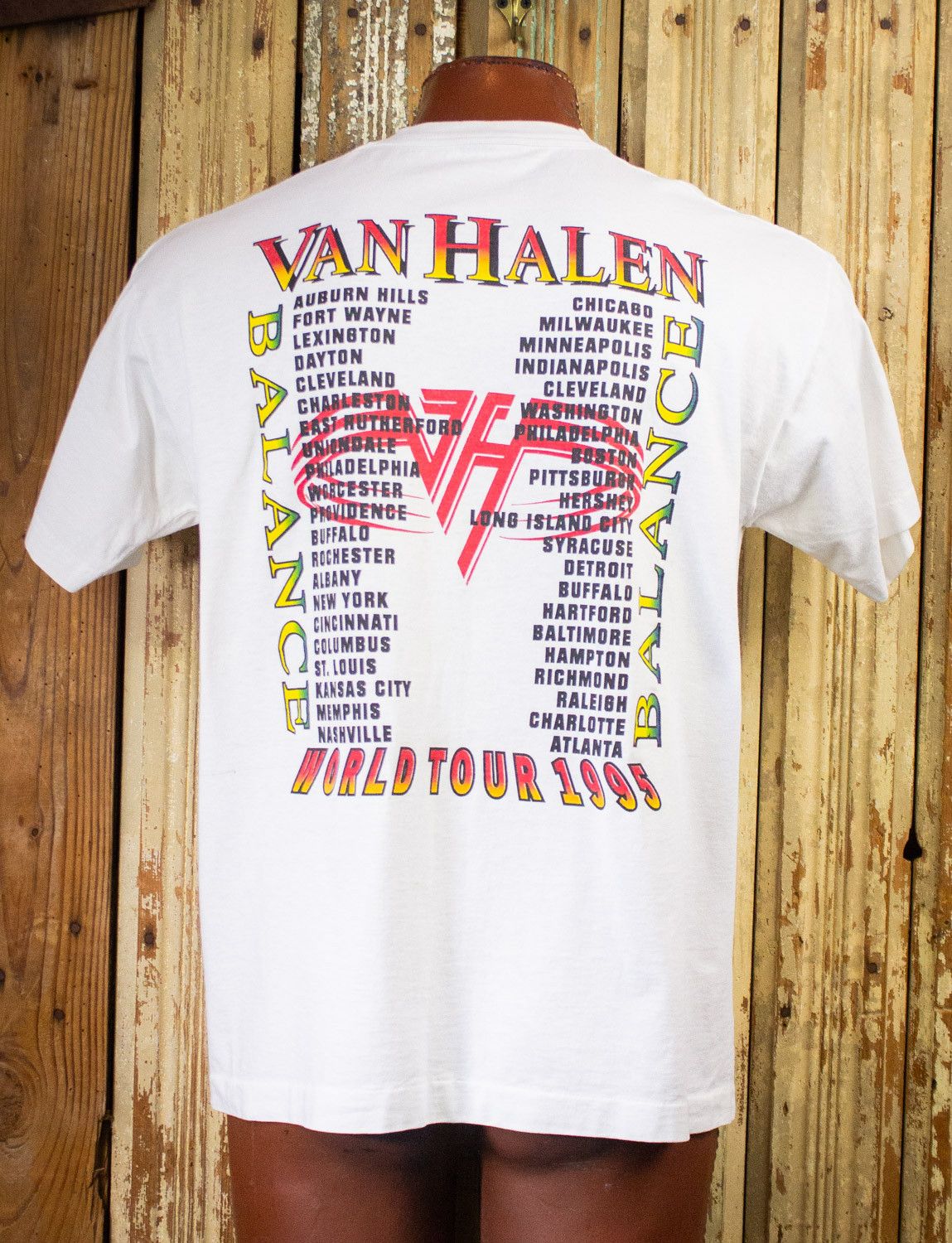 Band Tees × Vintage Vintage Van Halen Balance Concert T Shirt 1995 Size US XL / EU 56 / 4 - 2 Thumbnail