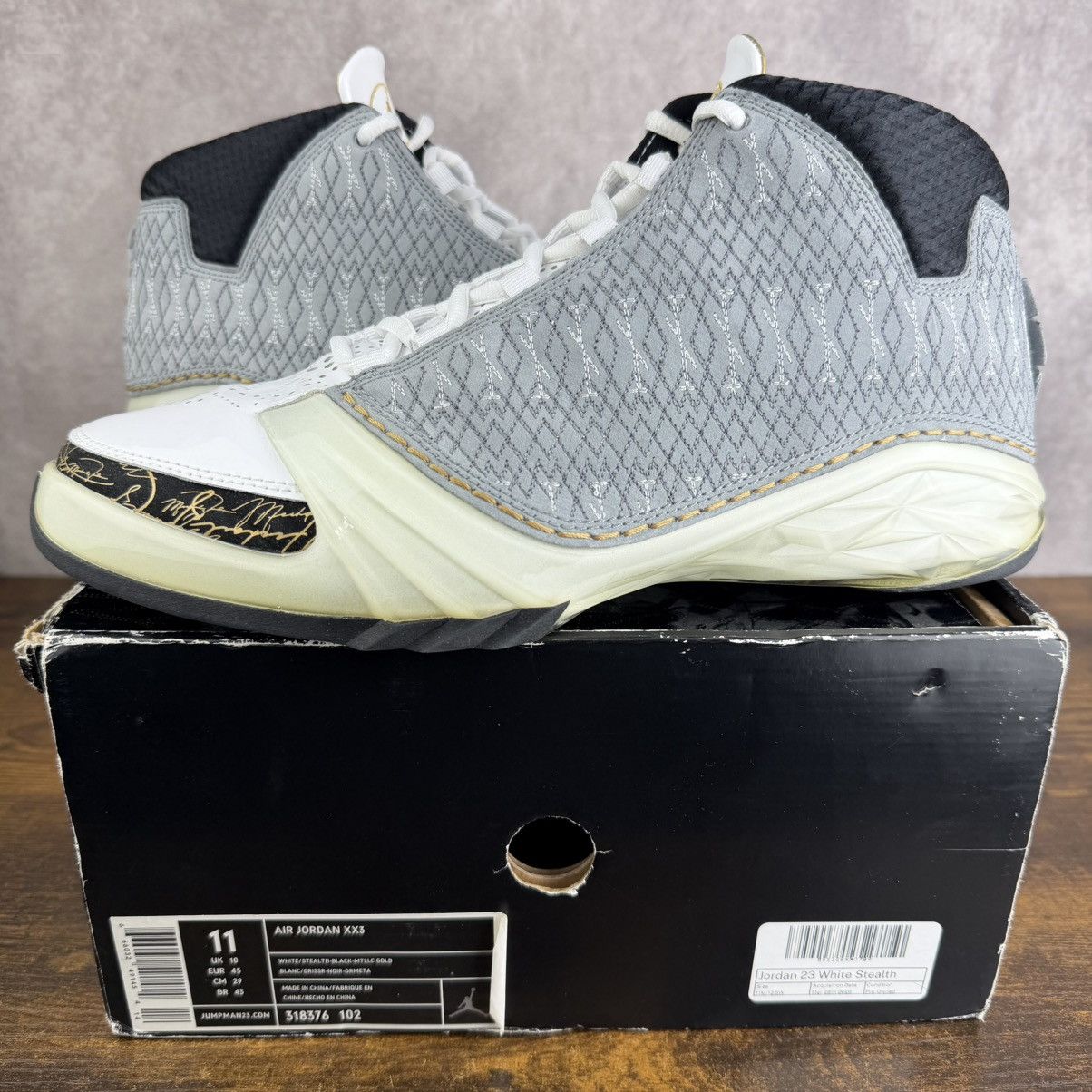 Jordan Brand Air Jordan 23 OG White Stealth Size 11 318376-102 Men’s Rare Size US 11 / EU 44 - 2 Thumbnail