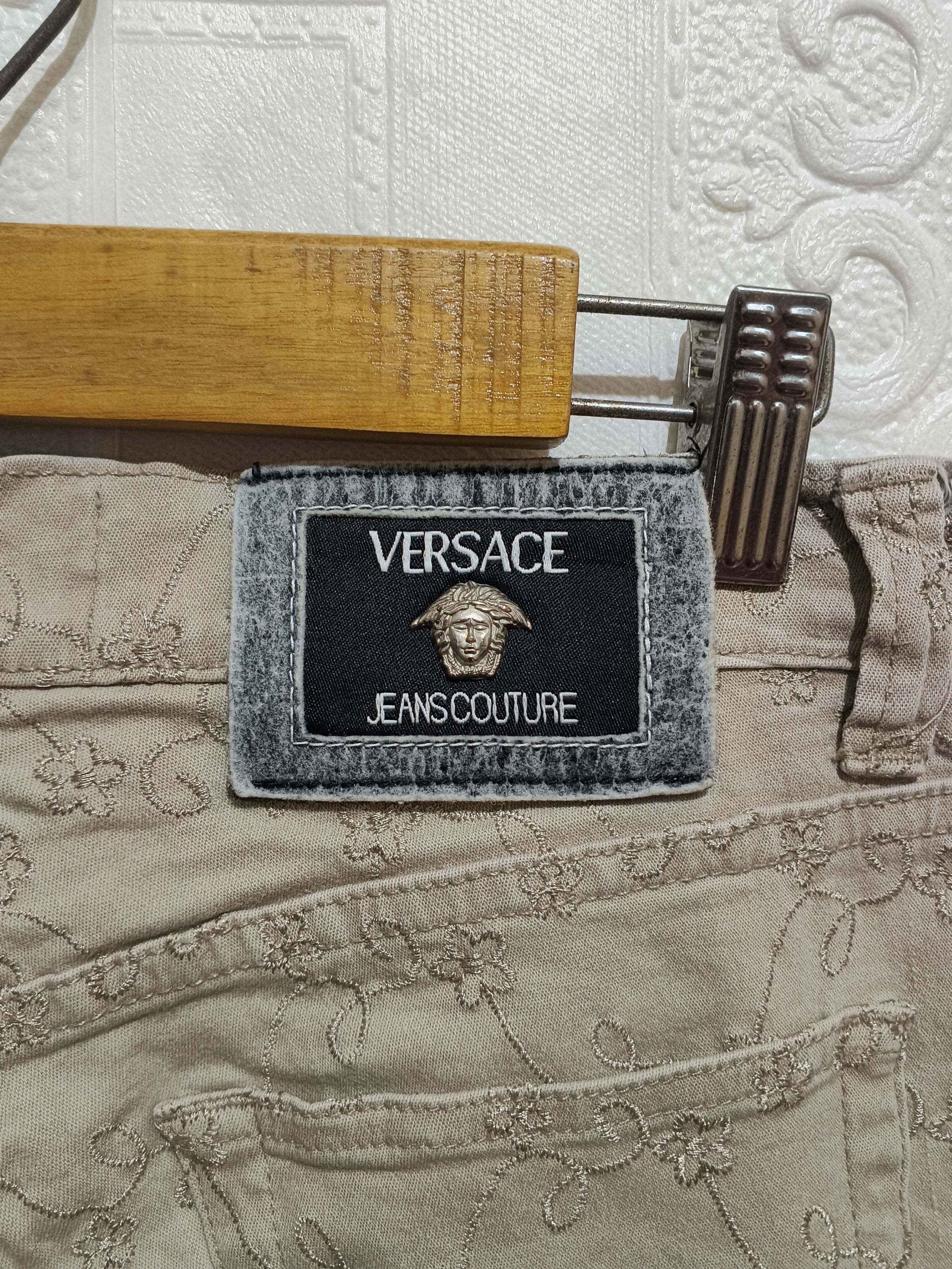 Versace Jeans Couture 90s Versace Jeans Couture Flower Pattern Size 30" / US 8 / IT 44 - 5 Thumbnail