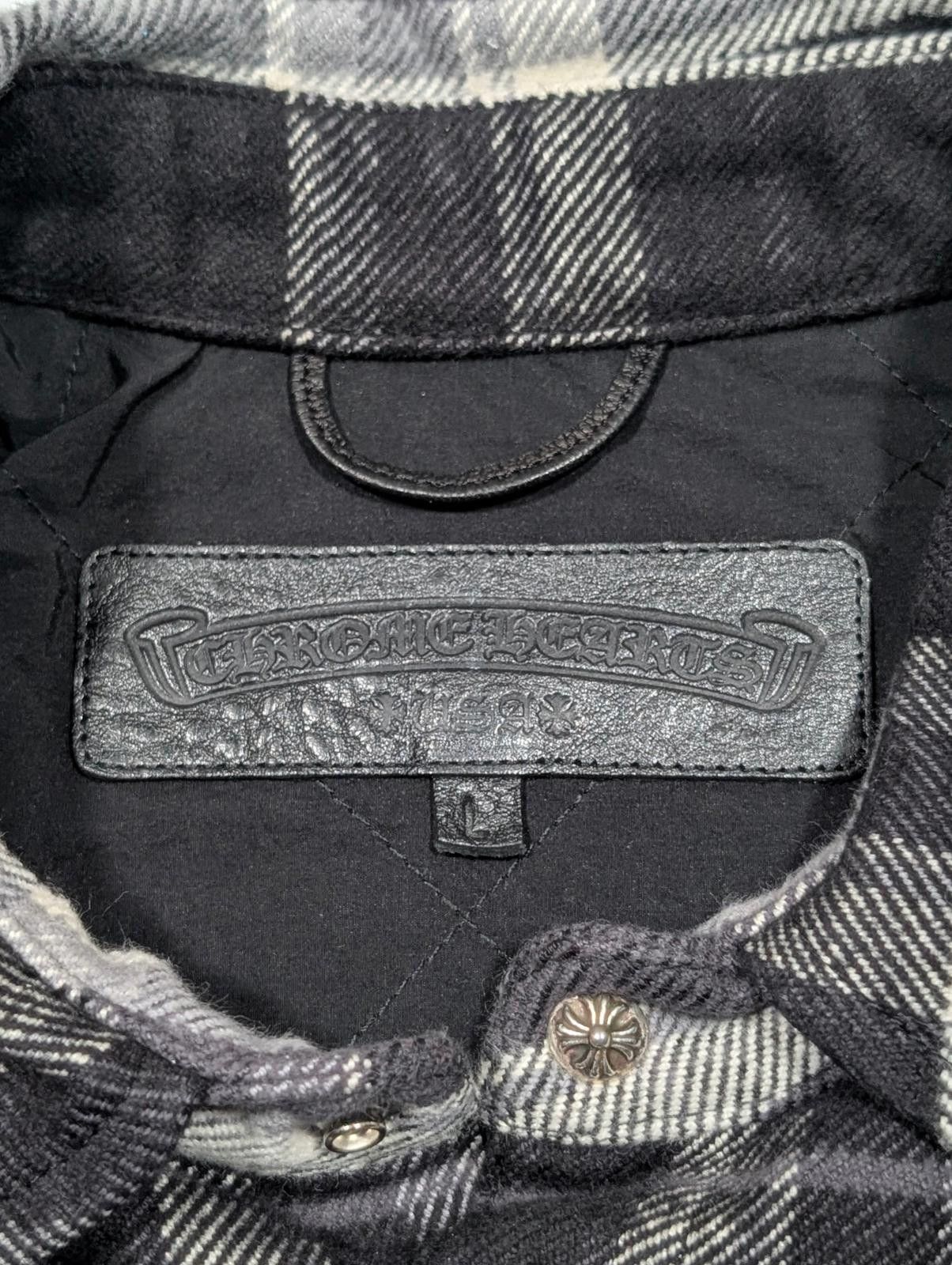 Chrome Hearts Chrome Hearts Work Dog Quilted Flannel Jacket 2025 Black Size US L / EU 52-54 / 3 - 10 Thumbnail
