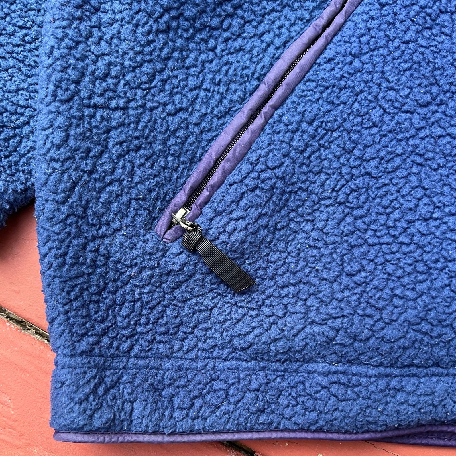 Patagonia × Vintage Vintage 90s Patagonia Synchilla Big T Fleece USA Pile Jacket Size US L / EU 52-54 / 3 - 5 Thumbnail