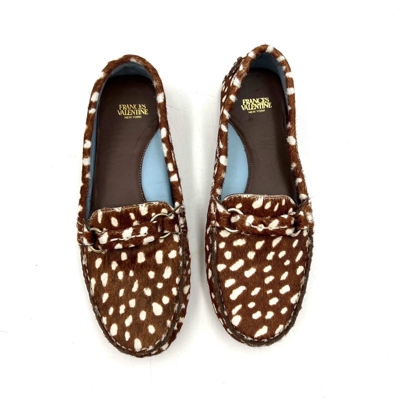 Other Francis Valentine Charlie Calf Hair Loafers Shoes Size US 7.5 / IT 37.5 - 4 Thumbnail