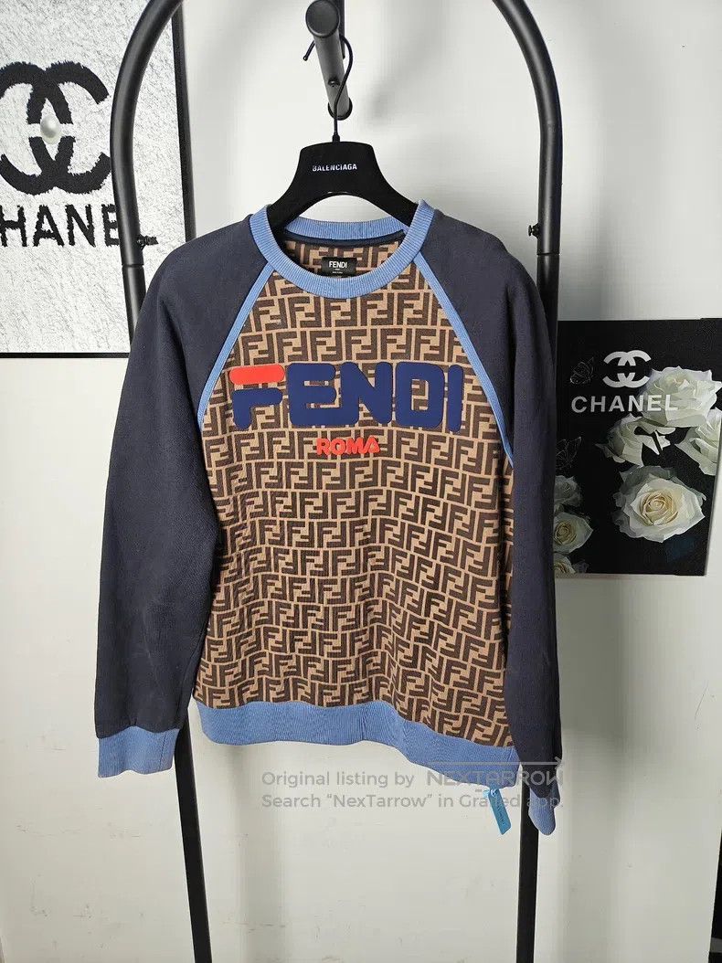 Fendi Fendi Full-print hoodie Size US M / EU 48-50 / 2 - 1 Thumbnail
