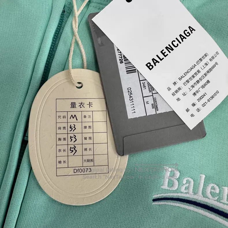 Balenciaga Balenciaga Zipper Hooded Pocket Long Sleeve Sweatshirt Size US M / EU 48-50 / 2 - 5 Thumbnail