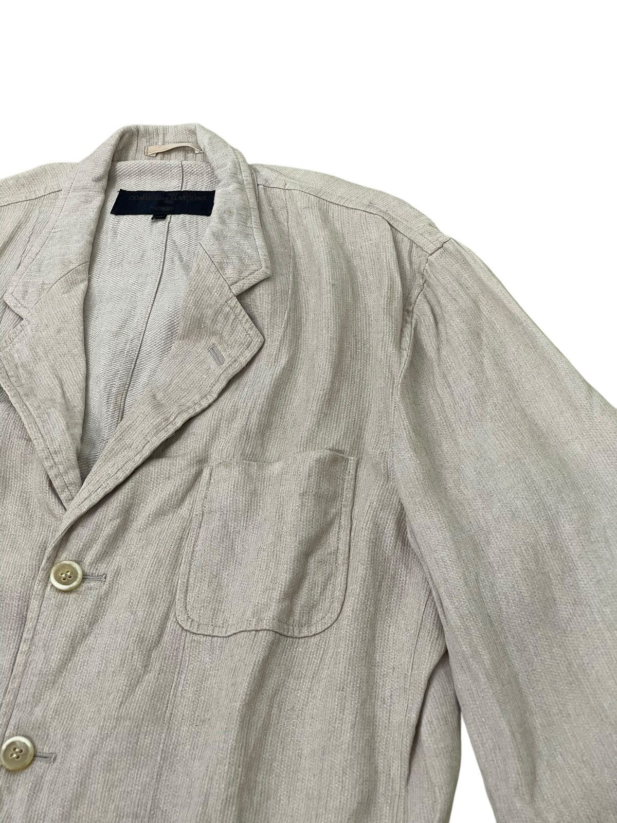 Comme des Garcons AD 1997 CDGH 100% Linen Hemp Chore Jacket 6🟩0 Size US M / EU 48-50 / 2 - 6 Thumbnail