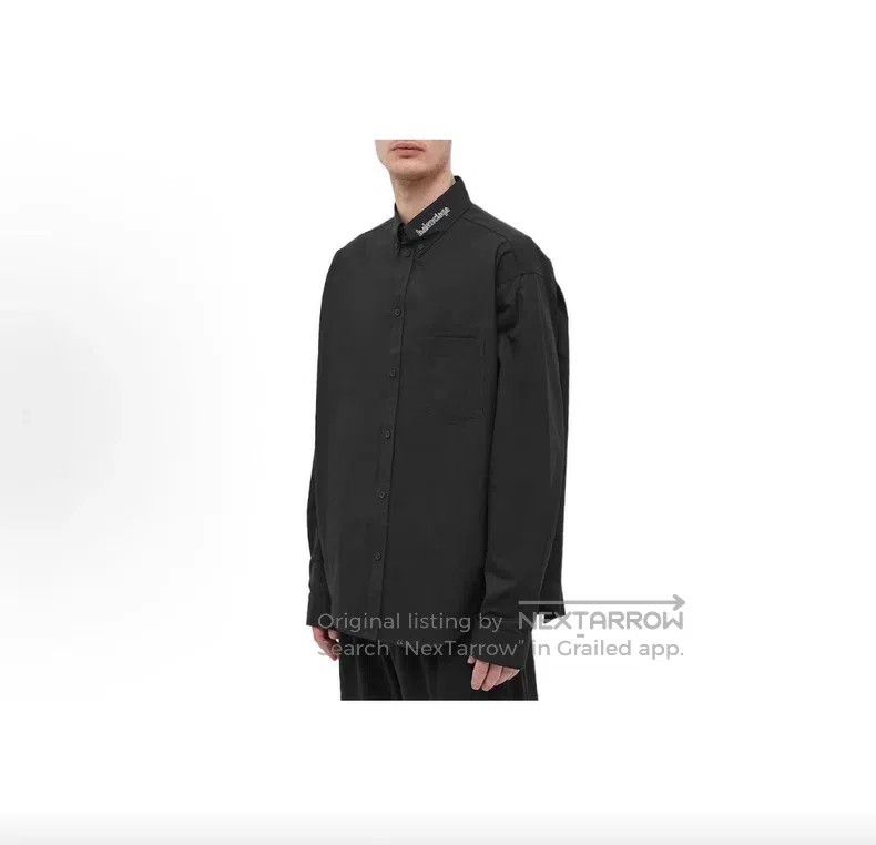 Balenciaga Balenciaga size 37 Solid color lapel letter embroidery sin Size US M / EU 48-50 / 2 - 9 Thumbnail