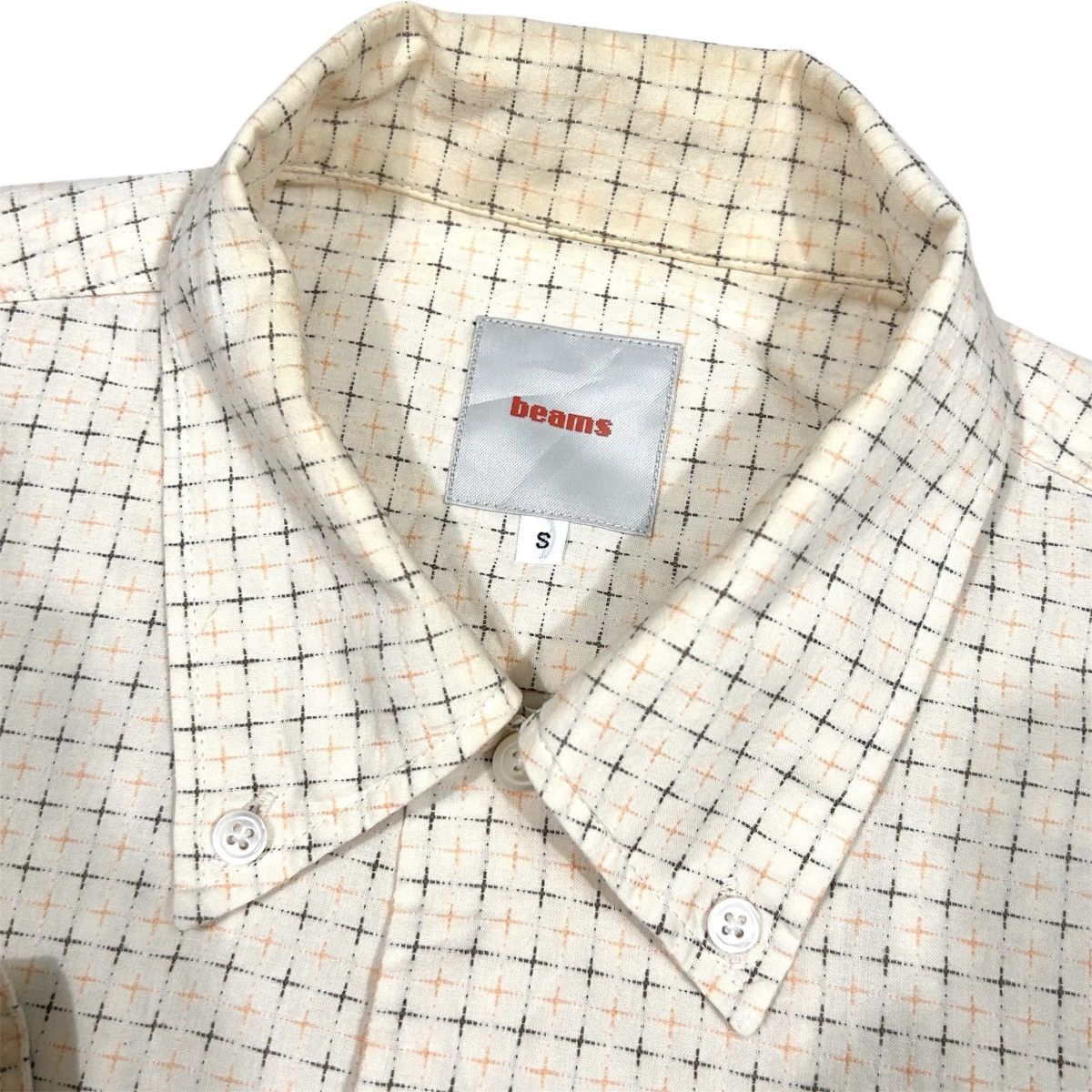 Beams Japan Beams Japan Checkered Star Button Up Longsleeves Shirt Size US M / EU 48-50 / 2 - 4 Thumbnail