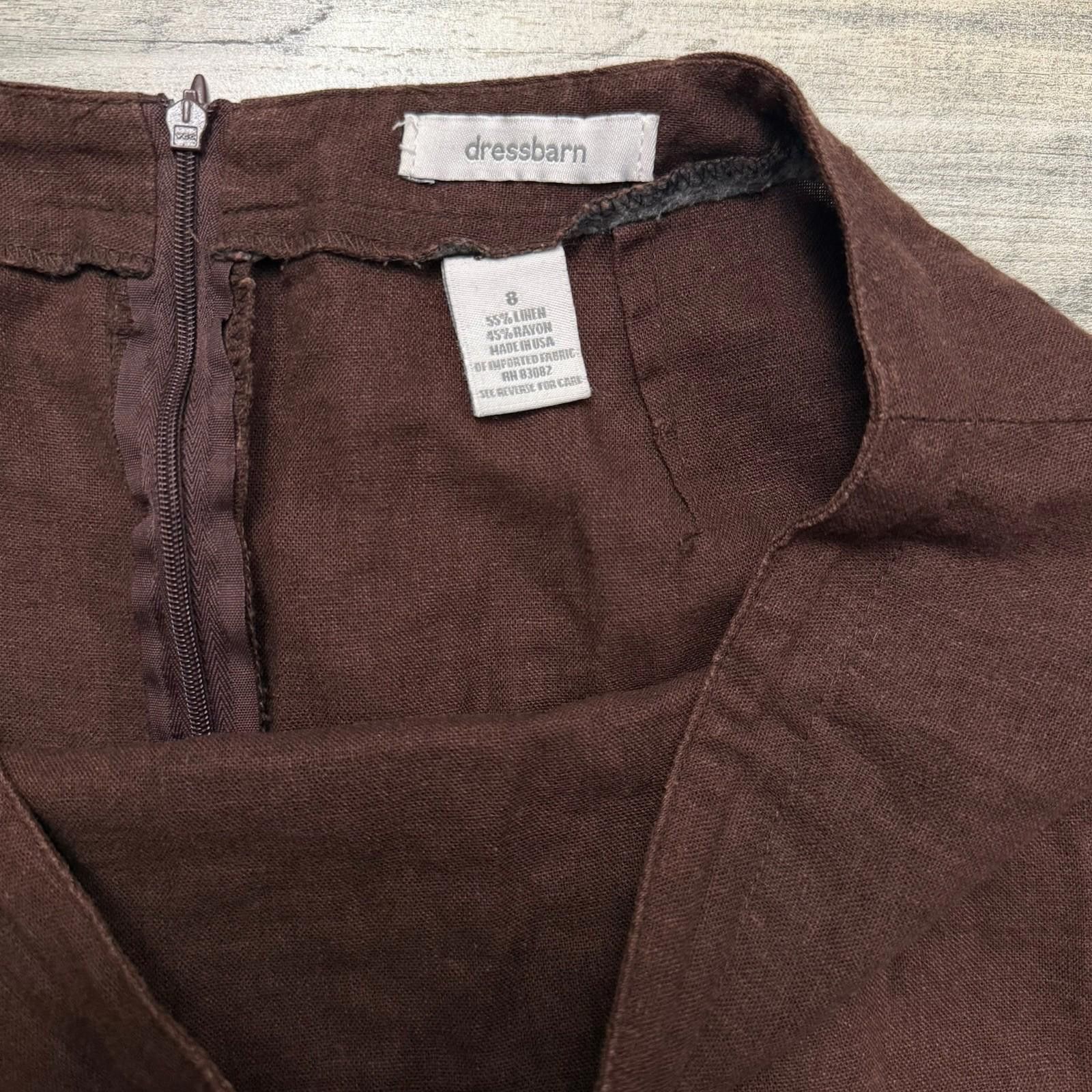 Other 90s made in usa boho indie western linen skirt Size 32" / US 10 / IT 46 - 4 Thumbnail
