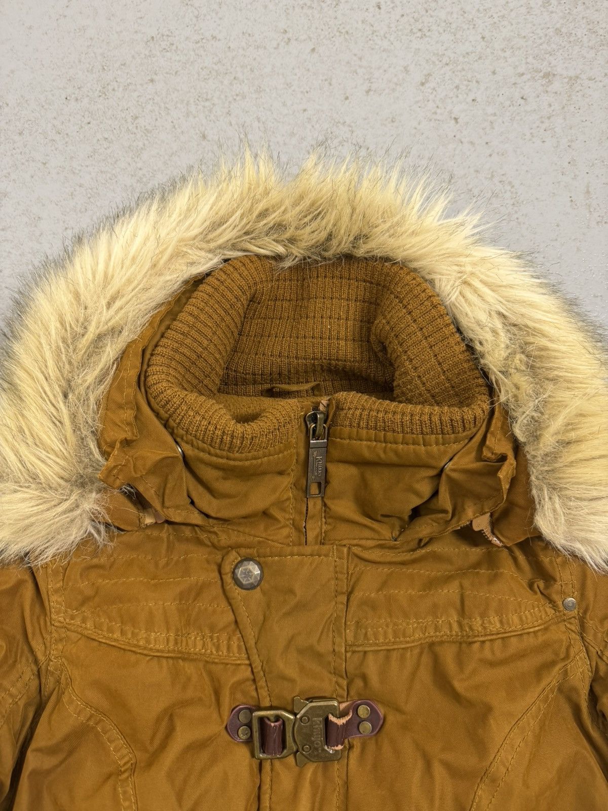 khujo Khujo Double Belted Fur Insulated Jacket Size S / US 4 / IT 40 - 6 Thumbnail