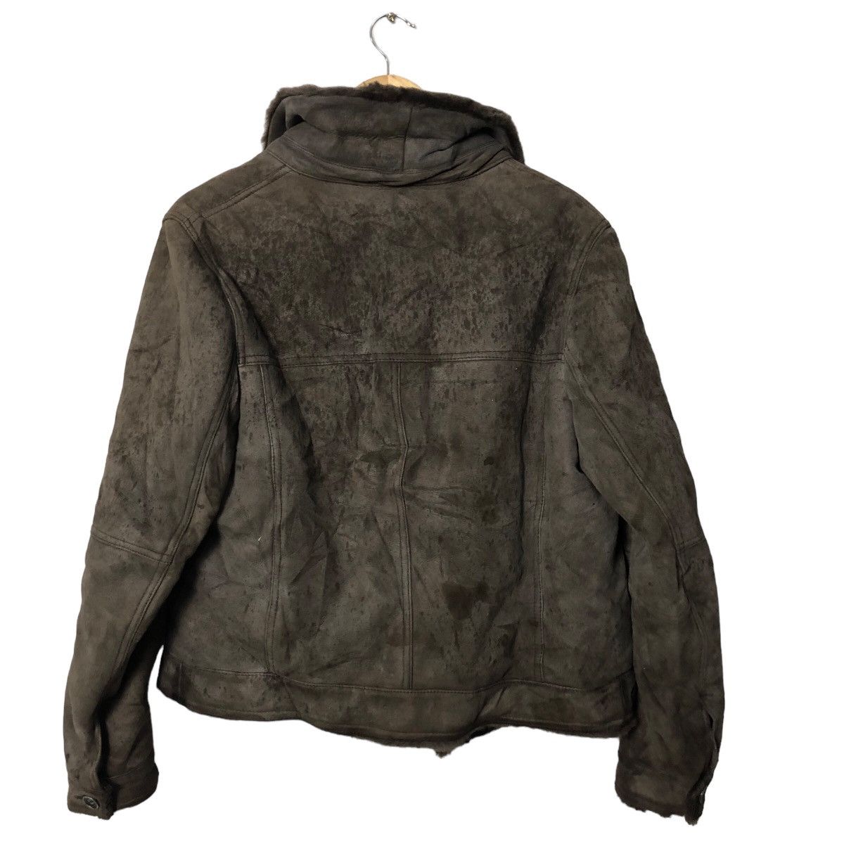 Vintage Vintage Emmeti Di Franco Button Ups Soft Fur Leather Jacket Size M / US 6-8 / IT 42-44 - 8 Thumbnail