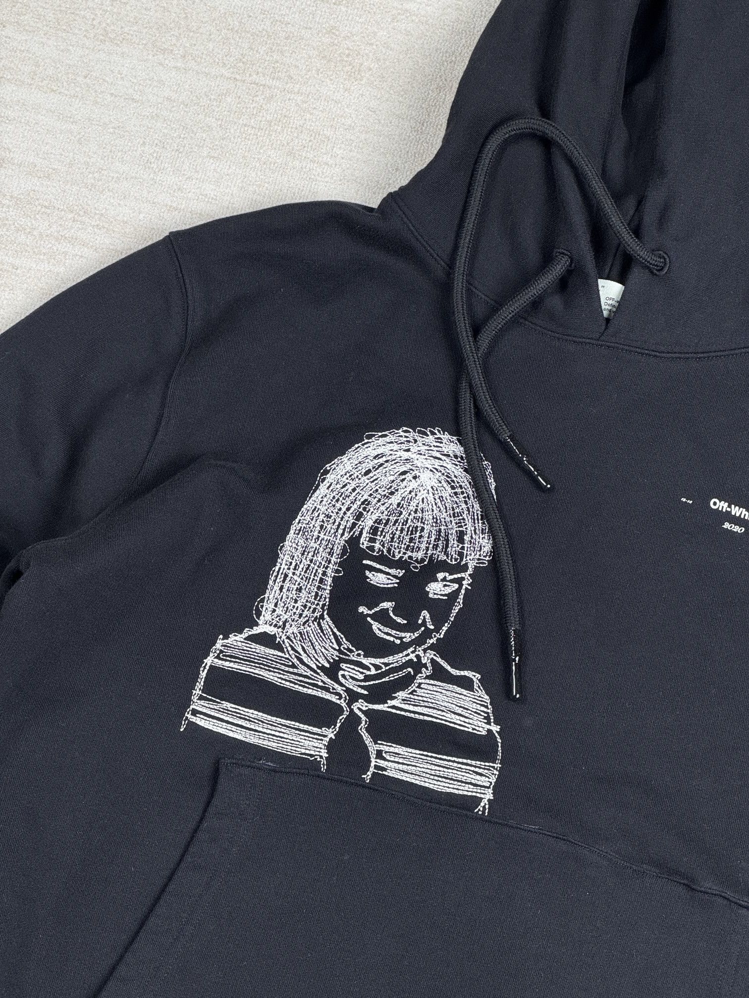 Off-White embroidered hoodie Size US XL / EU 56 / 4 - 3 Thumbnail