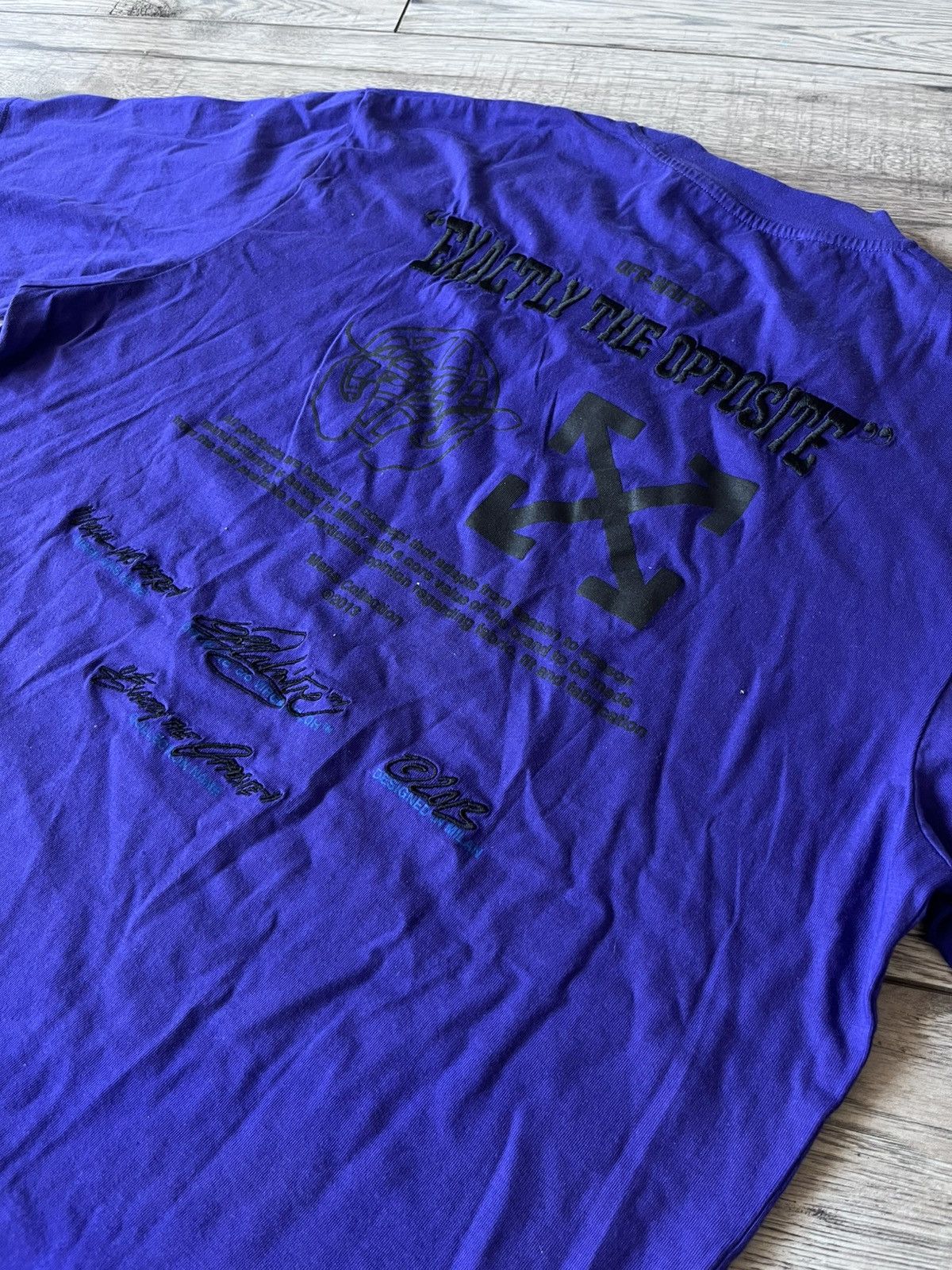 Off-White Off-White OWF Purple T-Shirt – New With Tags Size US M / EU 48-50 / 2 - 4 Thumbnail