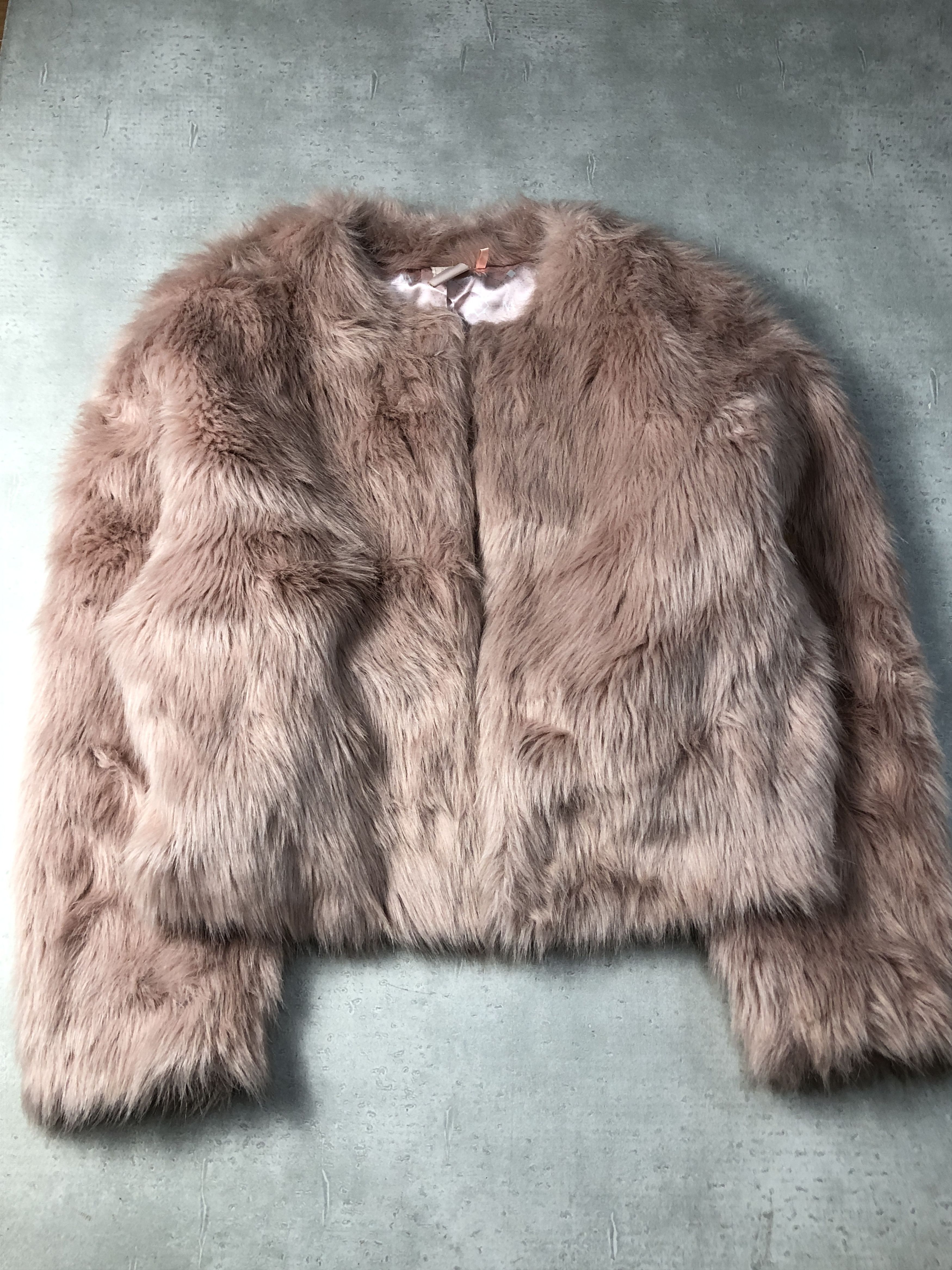 H&M H&M x Nicki Minaj fake fur pegasus jacket 20-3-33 201 Size ONE SIZE - 2 Thumbnail