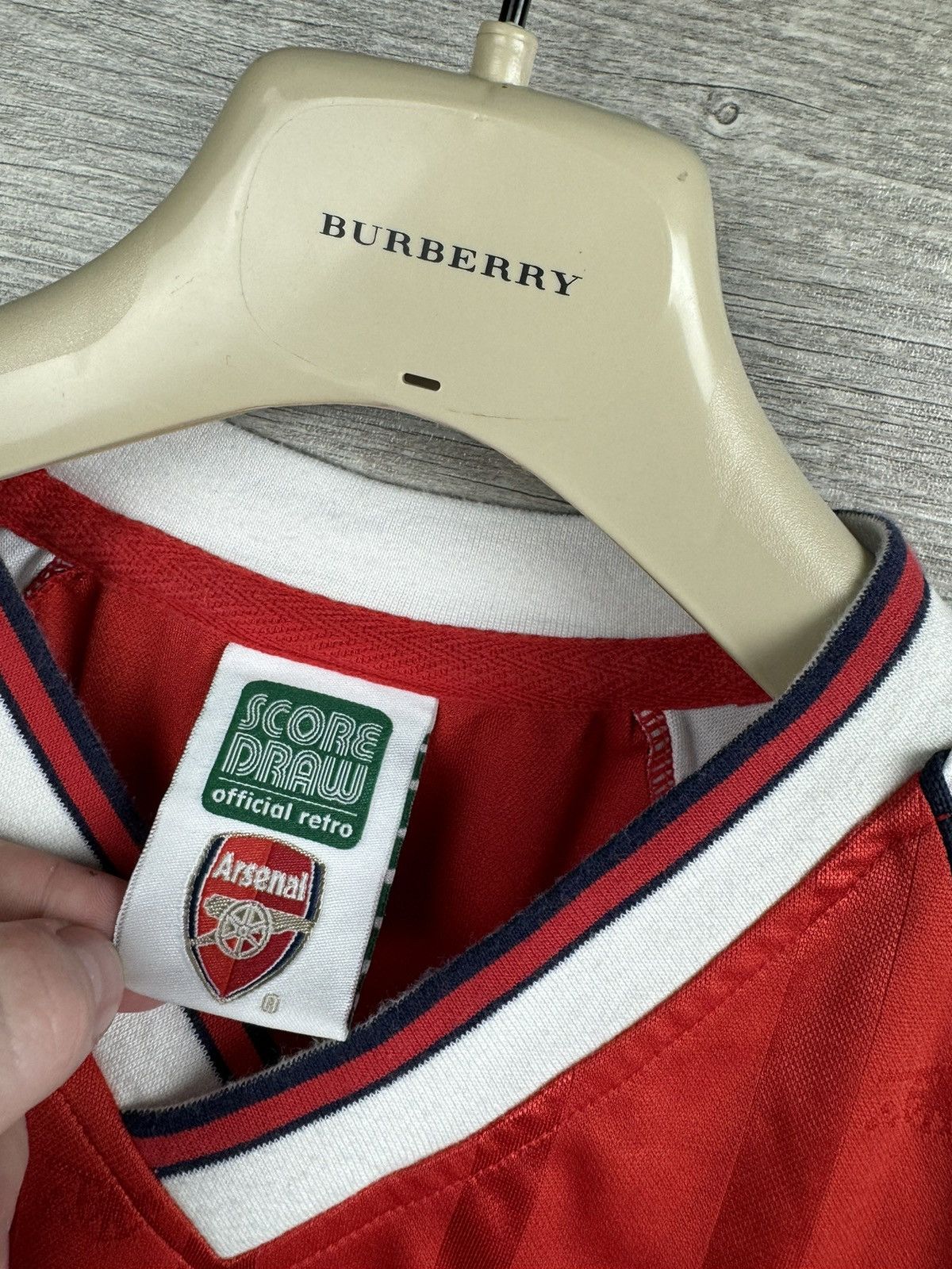 Other Arsenal JVC 90s jersey Football Shirt 1988 - 1990 style Size US S / EU 44-46 / 1 - 4 Thumbnail