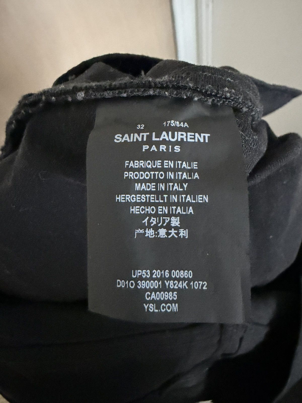 Saint Laurent Paris Saint Laurent Hedi D02 Size US 32 / EU 48 - 4 Thumbnail
