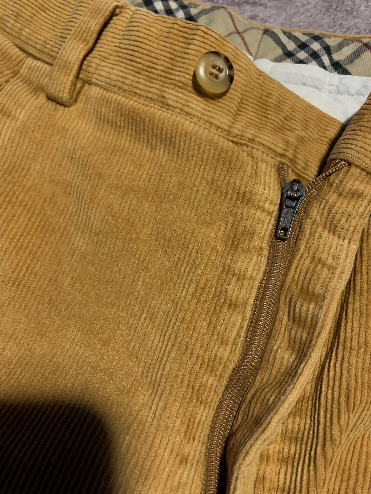 Burberry Burberry velvet vintage casual pants L size 34 Size US 34 / EU 50 - 3 Thumbnail