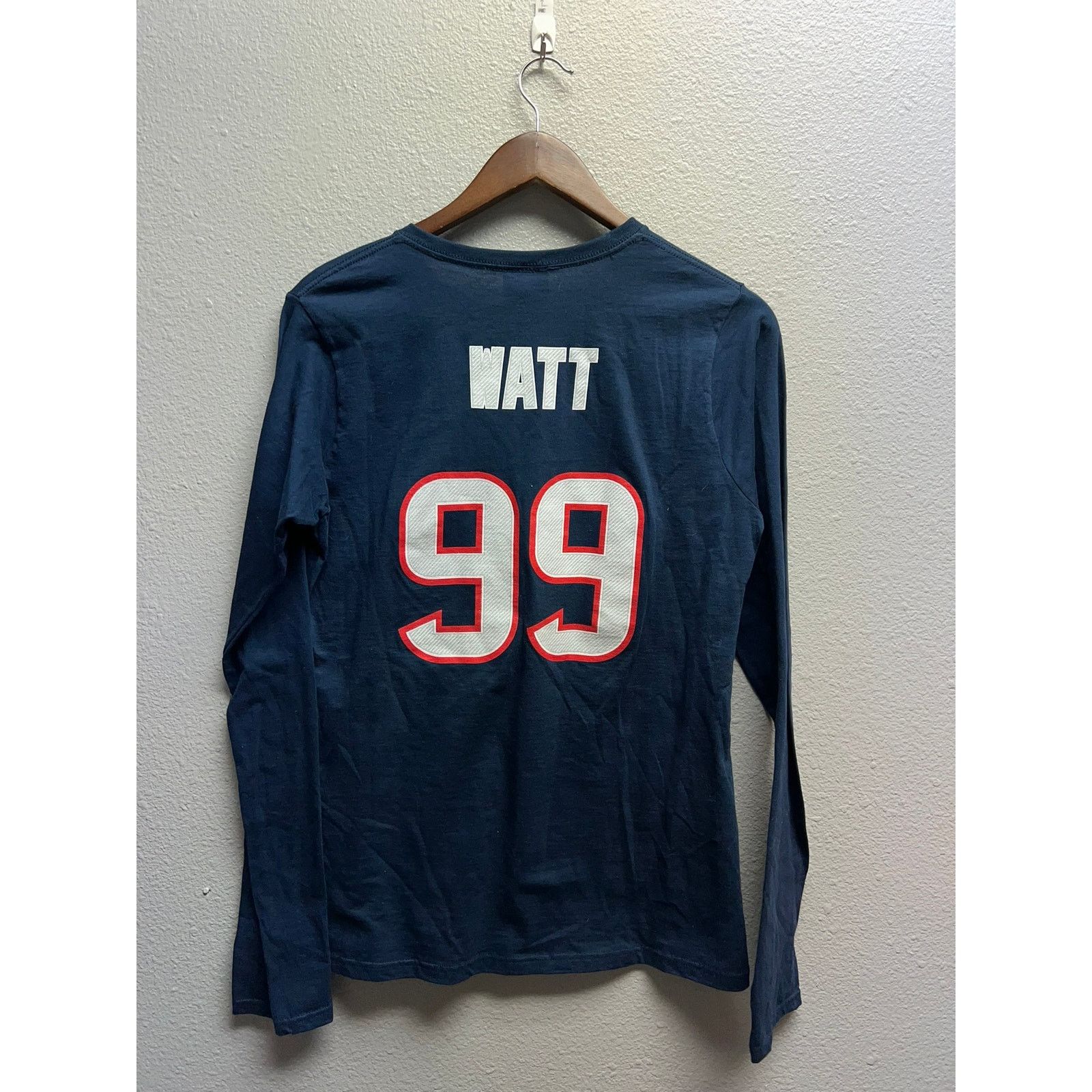 NFL Womens JJ Watt Shirt Houston Texans Long Sleeve NFL Football Size XL / US 12-14 / IT 48-50 - 6 Thumbnail