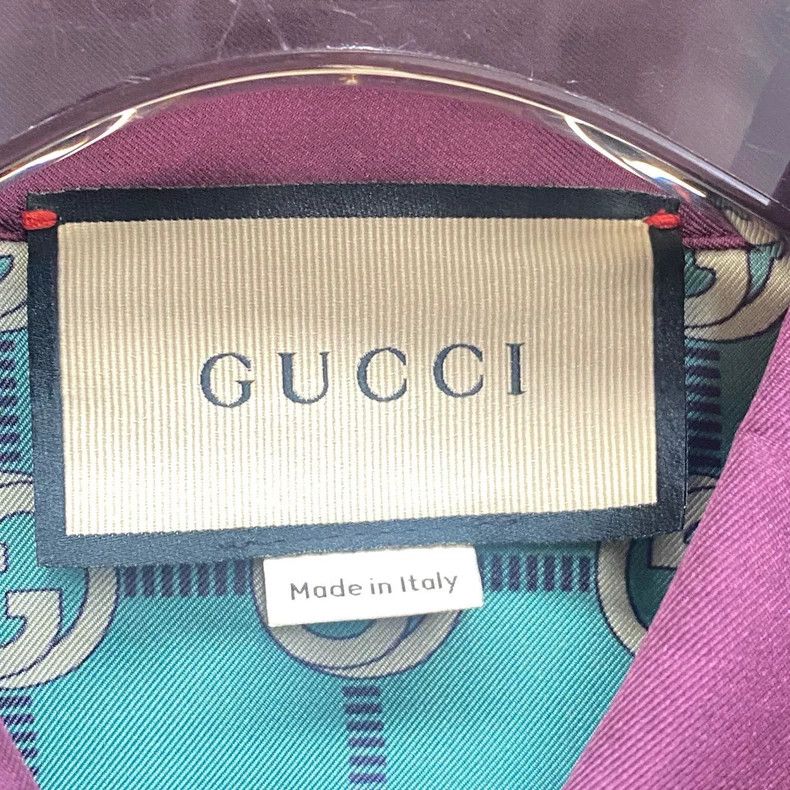 Gucci Gucci Mint green old flower printed silk shirt 2505-Nextarr Size M / US 6-8 / IT 42-44 - 3 Thumbnail