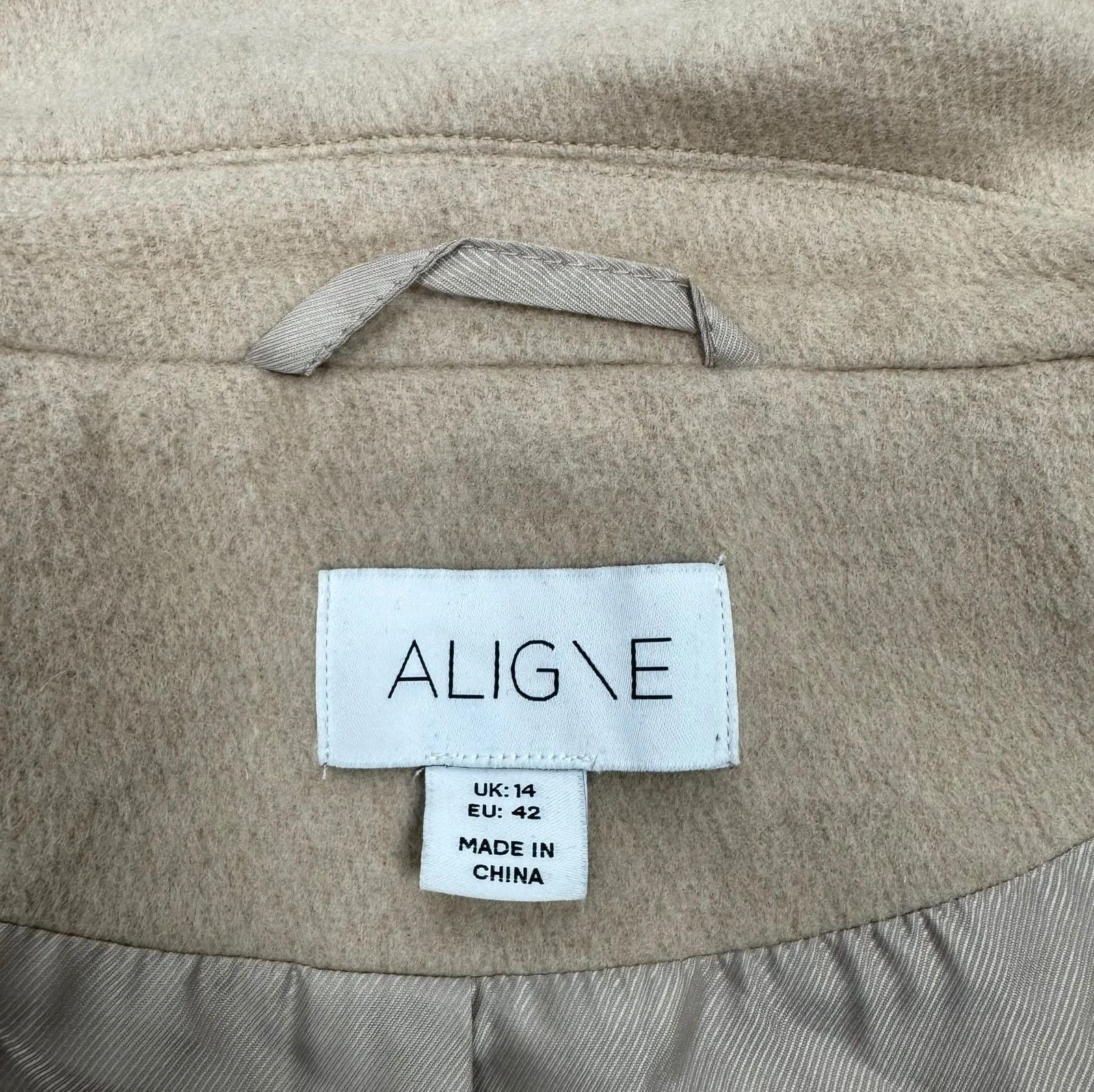 Other Aligne Konnie Wool Bomber Jacket Collared size UK14 Size L / US 10 / IT 46 - 11 Thumbnail