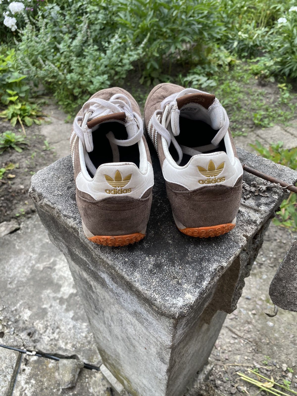 Vintage ULTRA RARE ADIDAS ADI SPEED BROWN SHOES MEN'S Size US 10 / EU 43 - 5 Thumbnail