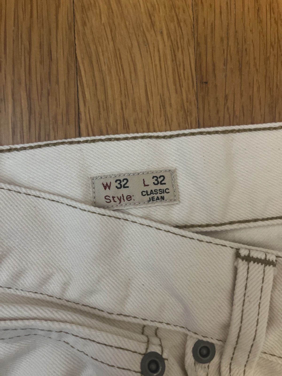 J.Crew J.Crew Creme Denim Size US 32 / EU 48 - 4 Thumbnail