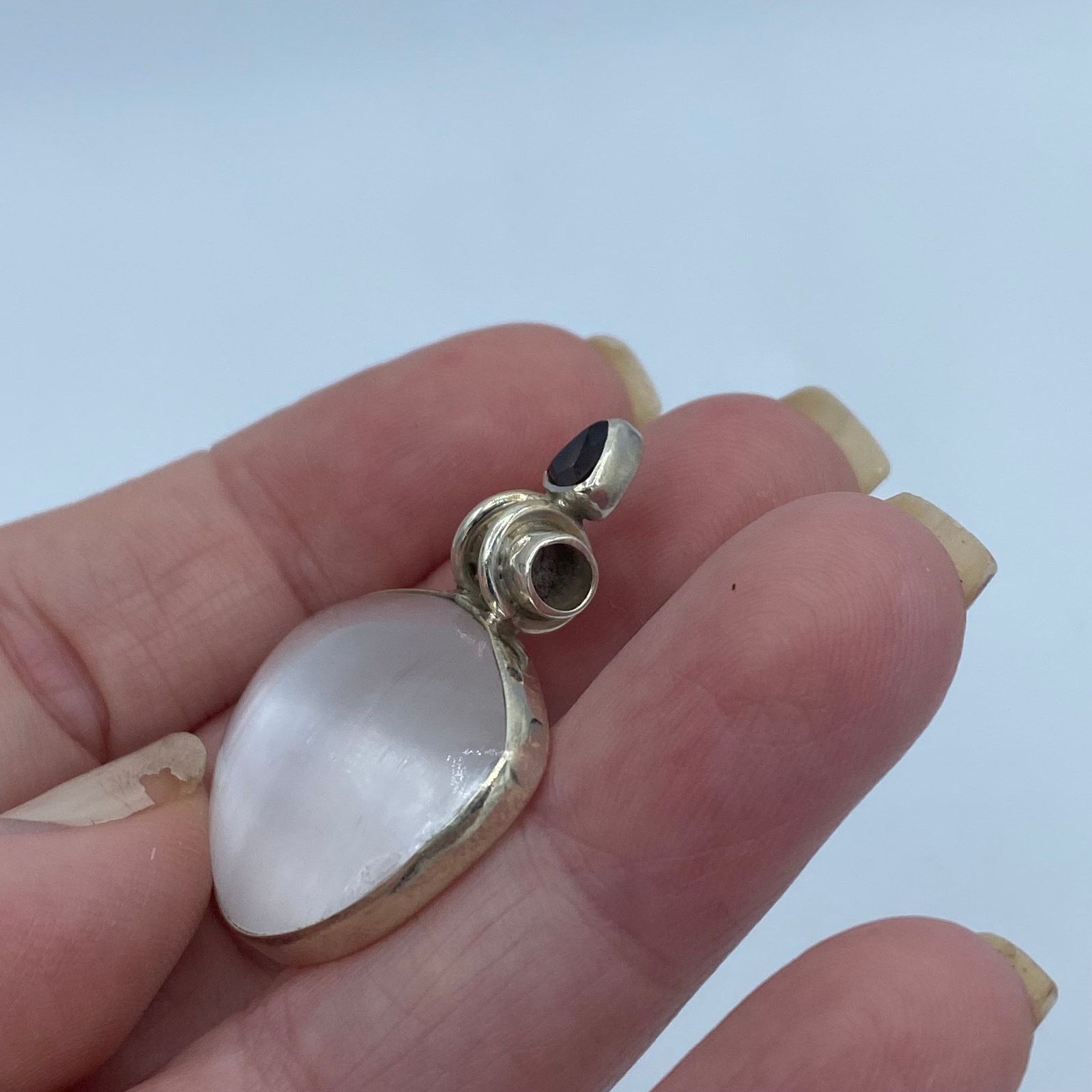 Other Selenite Amethyst Pendant 925 Sterling Silver Size ONE SIZE - 8 Thumbnail