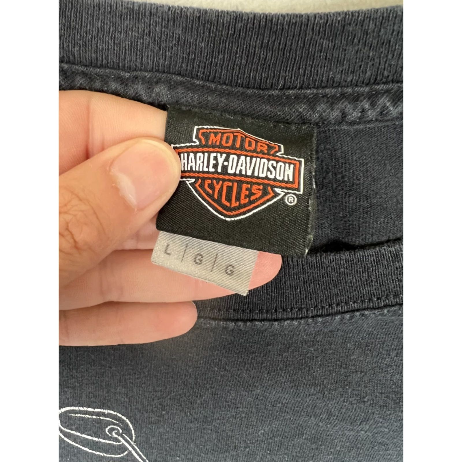 Harley Davidson Harley-Davidson T-Shirt Black "Livewire" Retro Crew Neck Short Sleeve L Men 90s Vintage-Style California Skull Logo"} Size US L / EU 52-54 / 3 - 5 Thumbnail