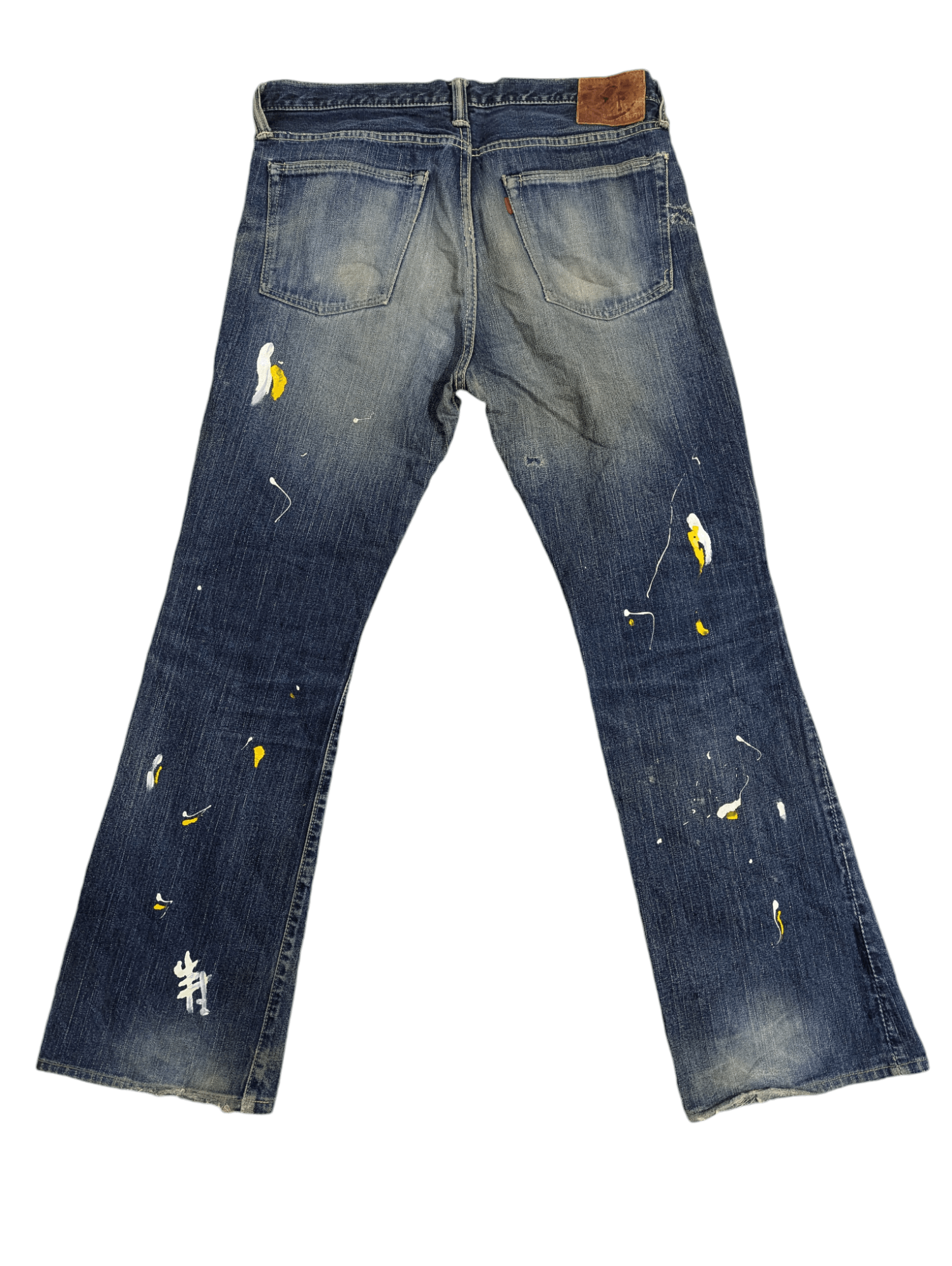 Eternal 🔥FREE SHIPPING🔥 ETERNAL 🇯🇵 SELVEDGE JEANS DENIM PAINTER Size US 34 / EU 50 - 2 Thumbnail
