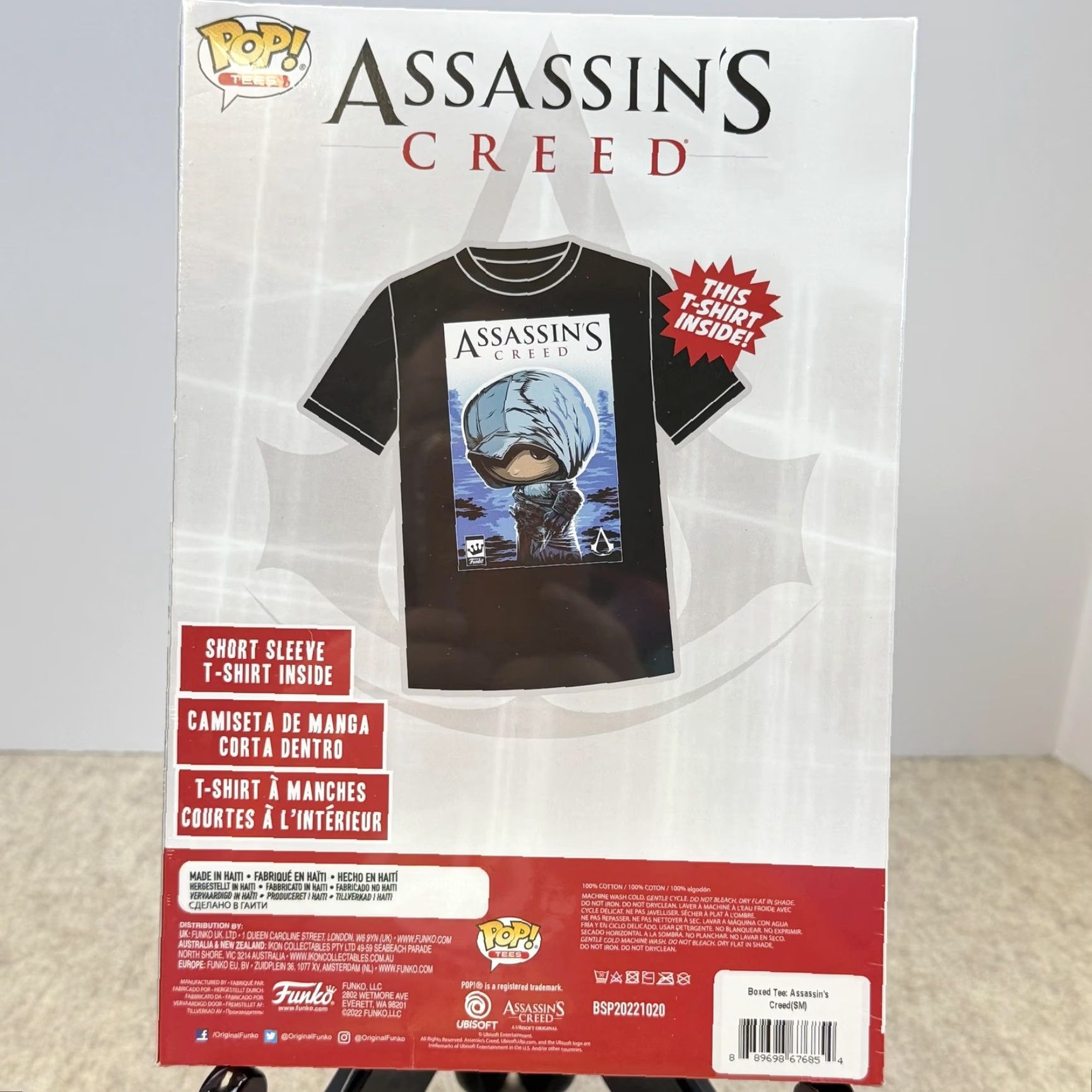 Vintage Funko Assassins Creed Shirt T-Shirt Mens Small Black Graphic Short Sleeve Shirt Size US S / EU 44-46 / 1 - 4 Thumbnail