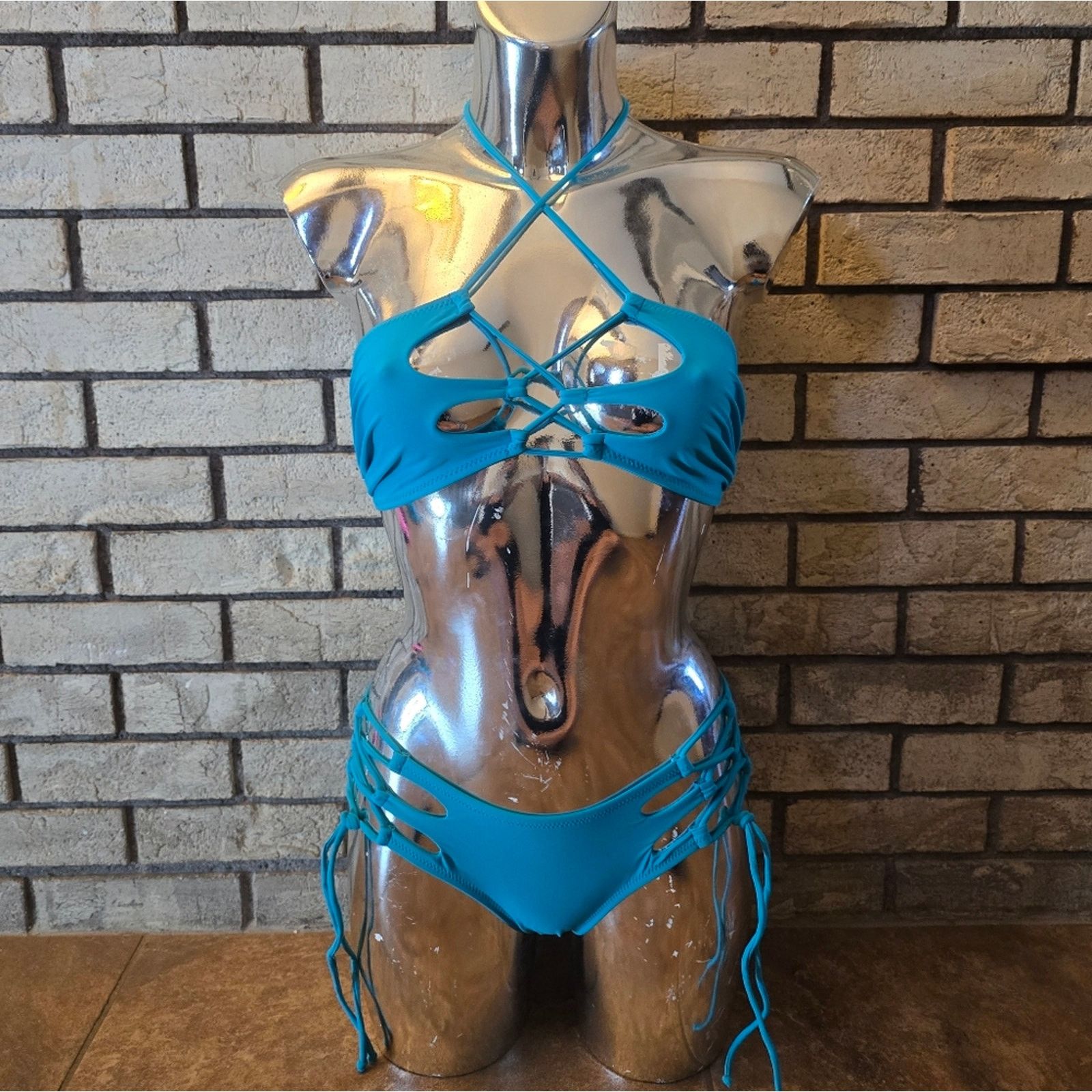 Teal Wave FYS Santa Cruz Bikini Set