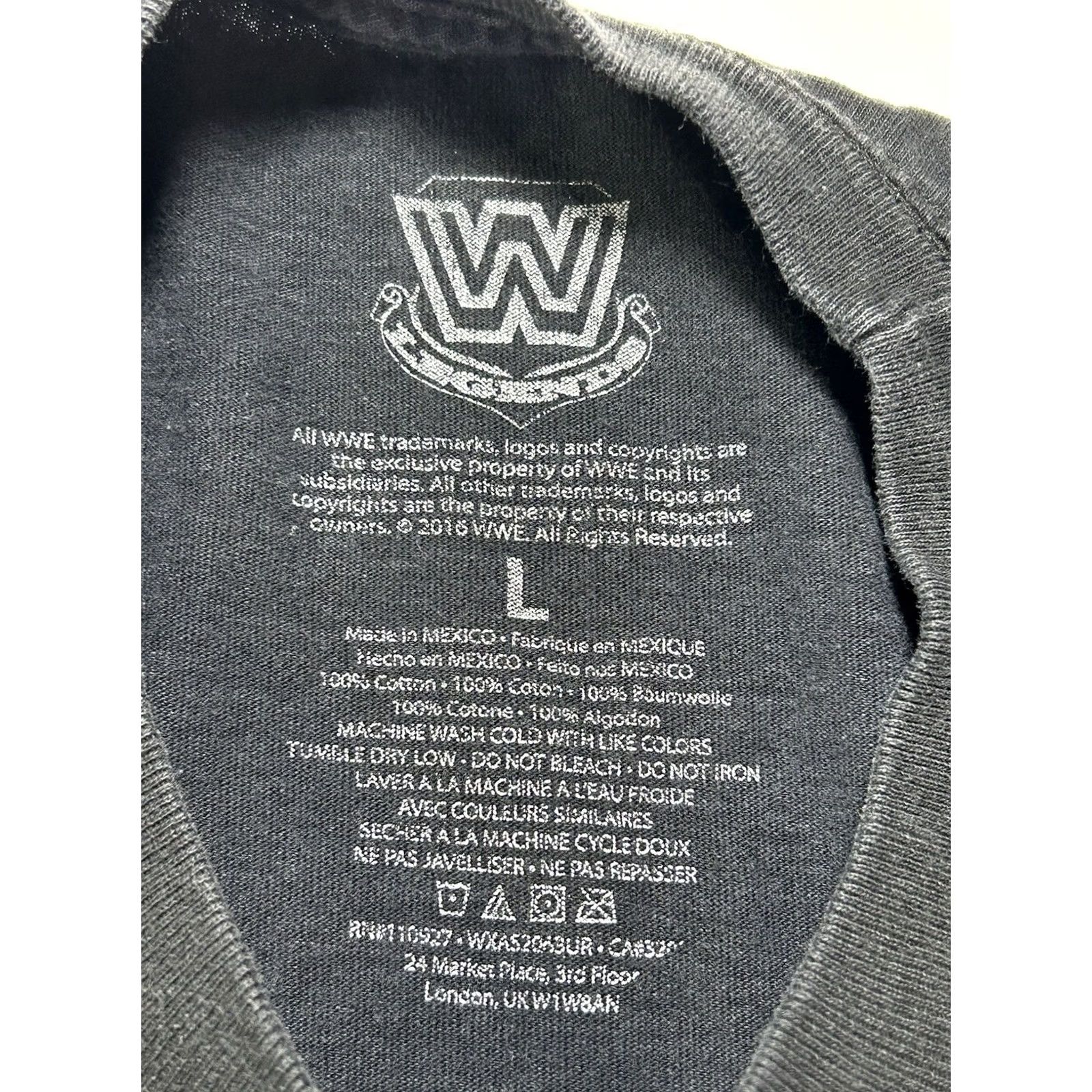 Vintage WWE Legends Shawn Michaels The Heartbreak Kid T-Shirt Large 2016 Shirt Black Cotton Size US L / EU 52-54 / 3 - 5 Thumbnail