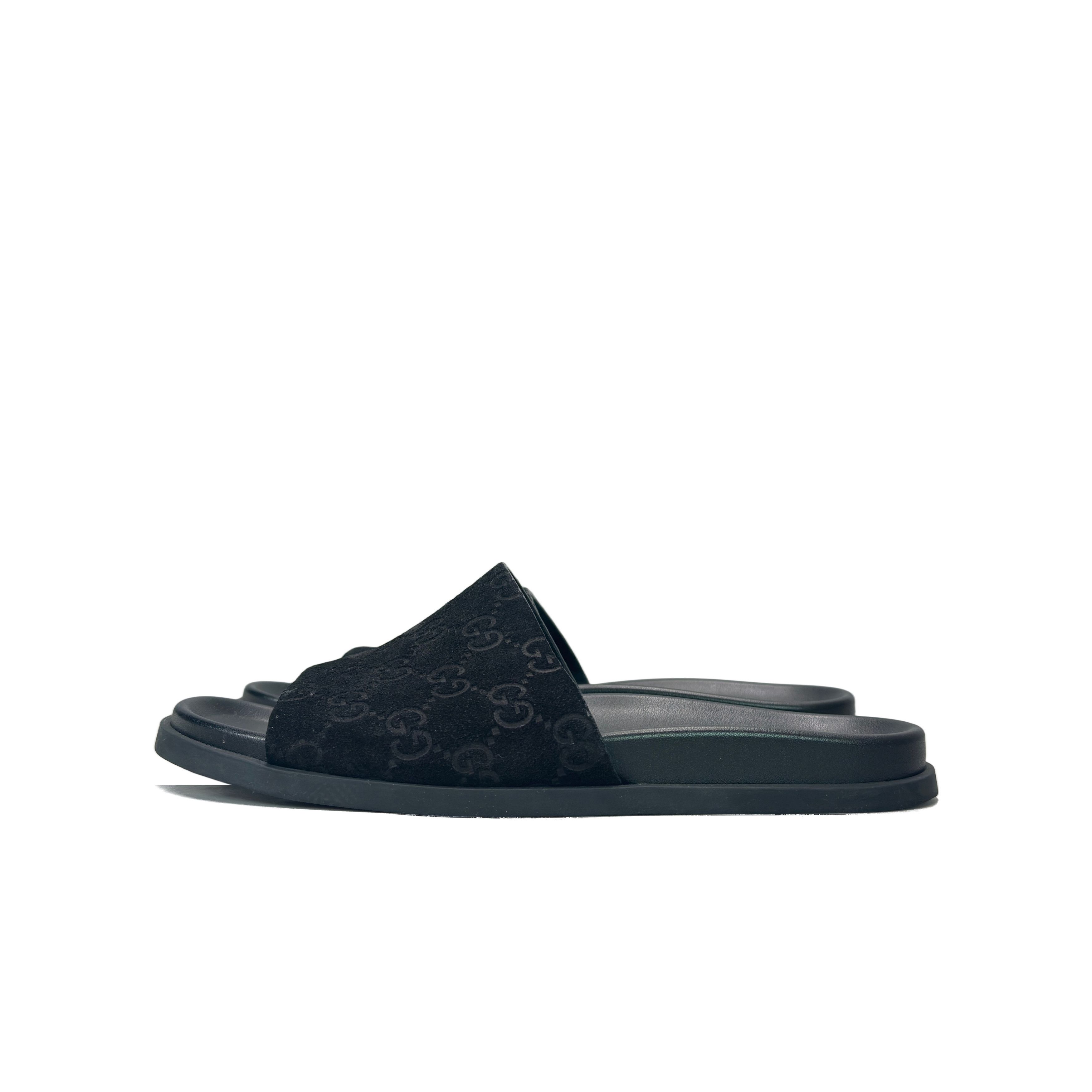 Gucci Gucci GG Suede Slides Size 6 Size US 6 / EU 39 - 1 Thumbnail