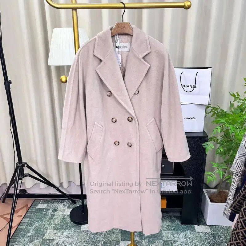 Max Mara MaxMara Elegant Brown Women's Long Coat . Size S / US 4 / IT 40 - 2 Thumbnail
