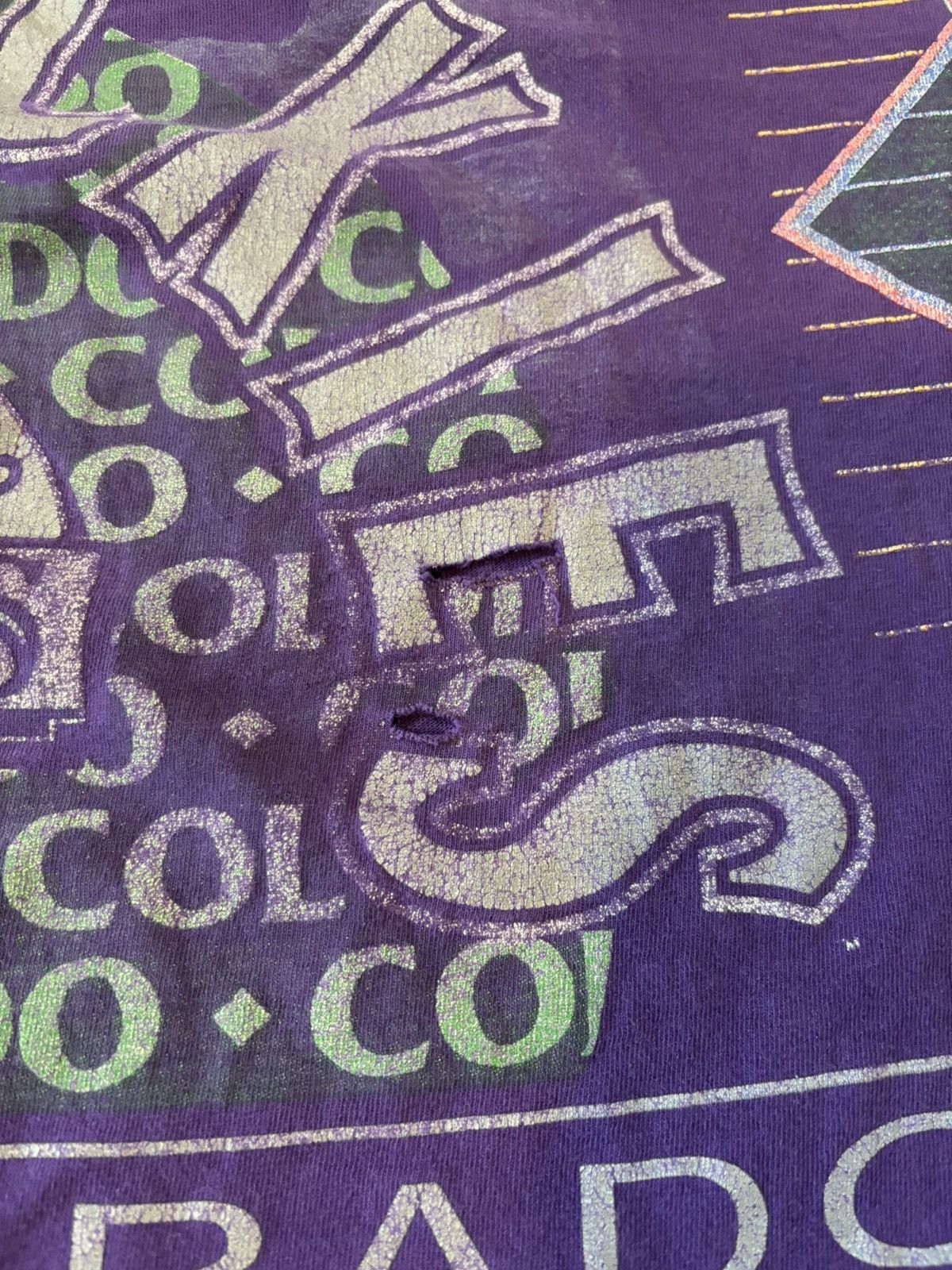 Salem Sportswear Vintage 90s Rockies Tee Size US L / EU 52-54 / 3 - 4 Thumbnail