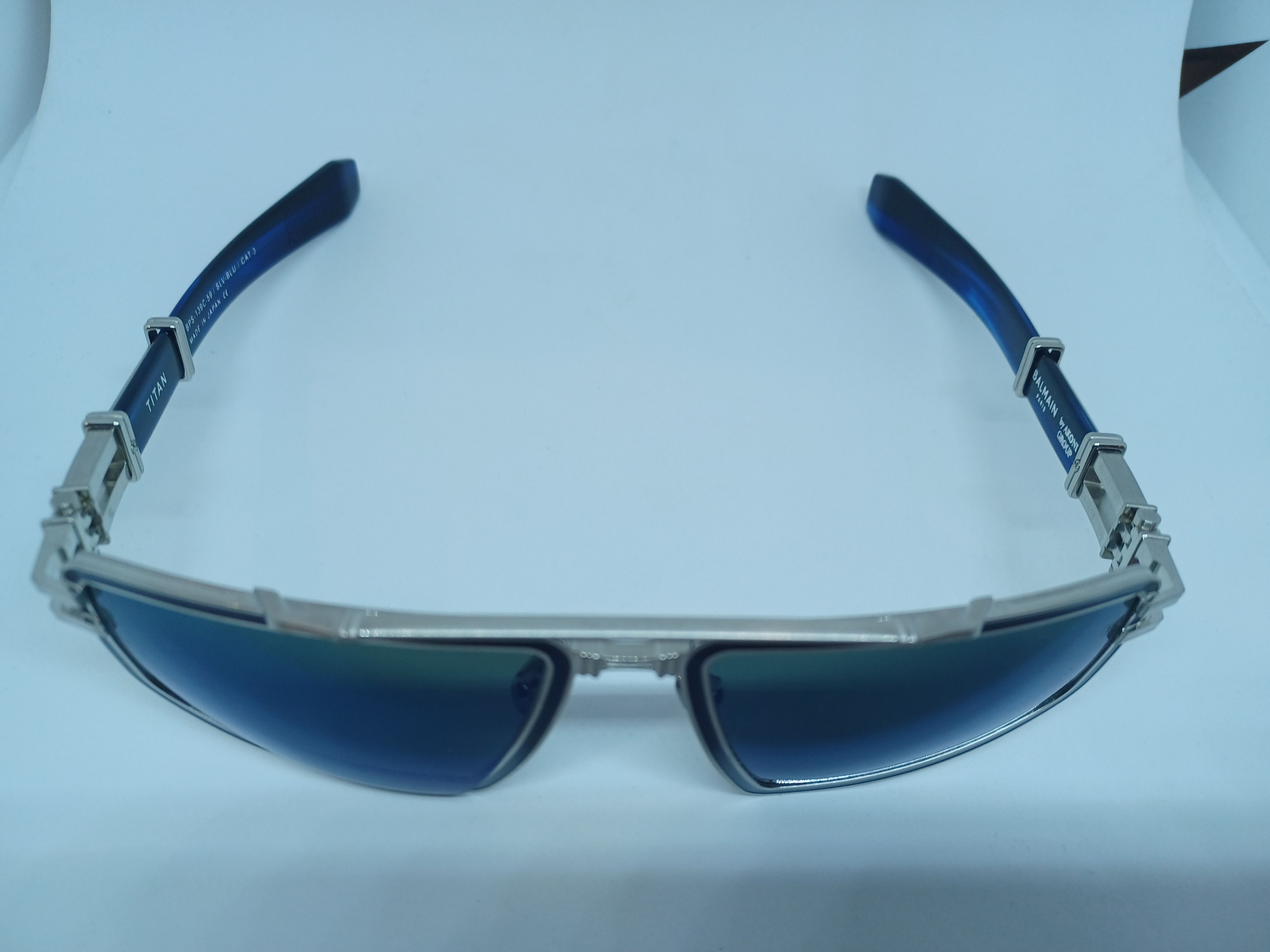 Balmain Balmain Sunglasses Silver / Blue Brand New Size ONE SIZE - 2 Thumbnail