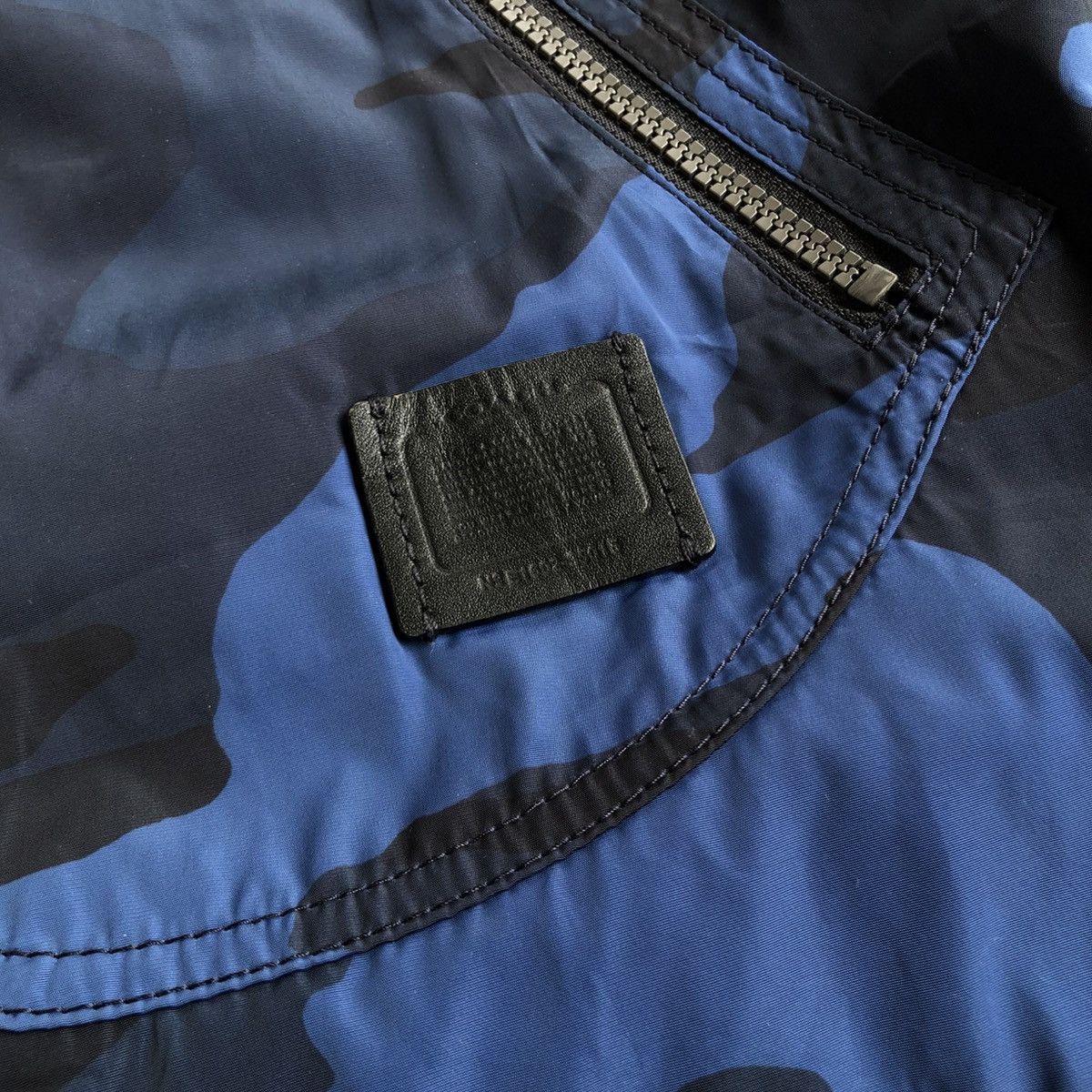 Coach Coach New York Luxury Camouflage Navy Windbreaker Jacket Size US XL / EU 56 / 4 - 13 Thumbnail