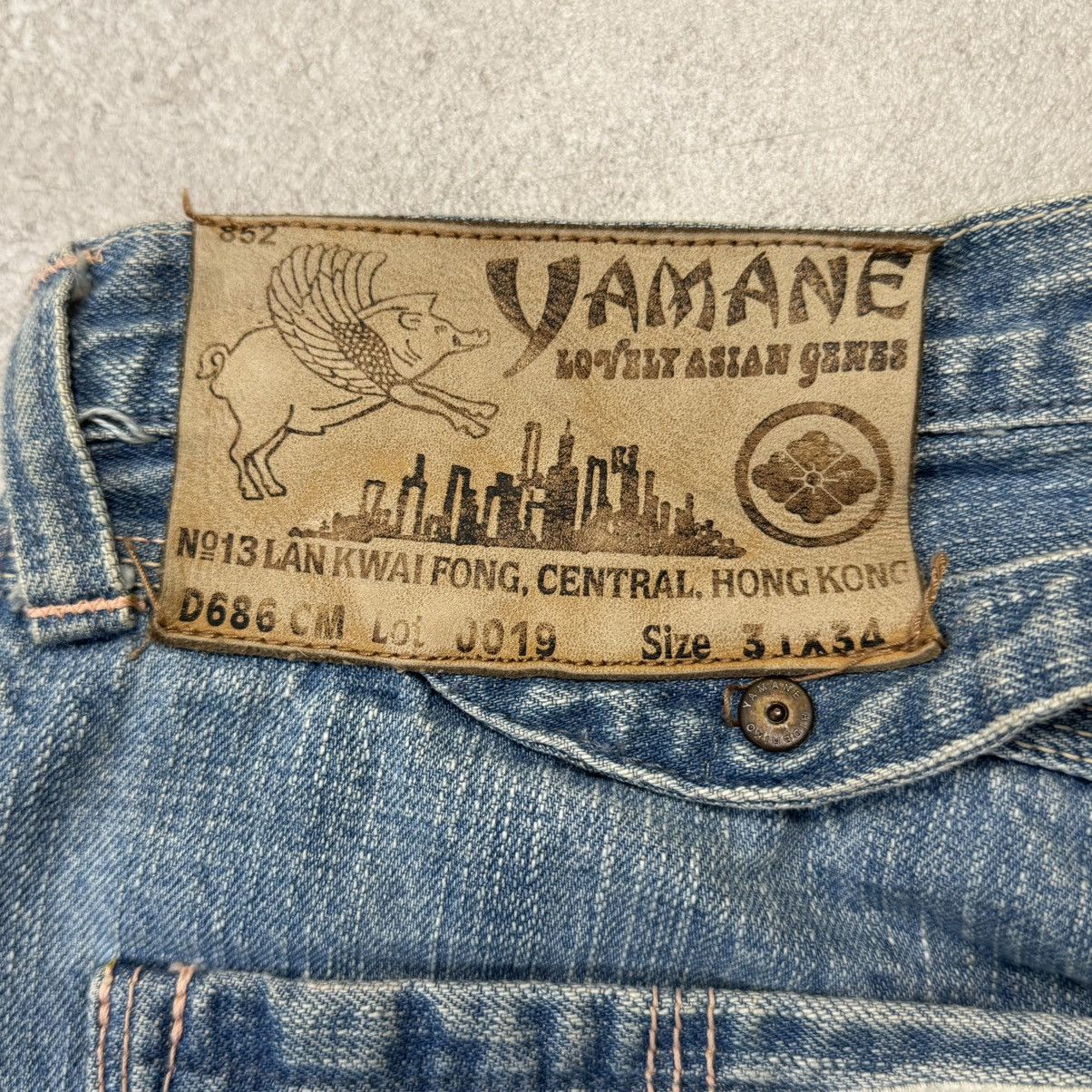 Evisu Evisu Face Half Denim Jeans Pants Size US 31 - 4 Thumbnail