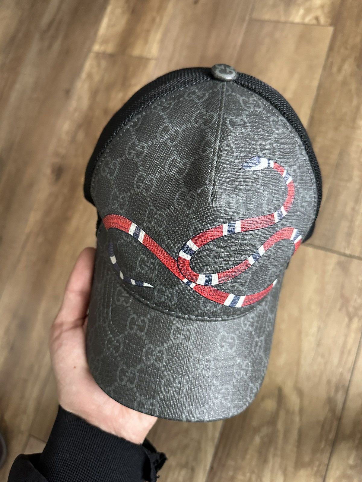 Gucci Gucci Kingsnake Baseball Cap Hat Italy Size ONE SIZE - 4 Thumbnail