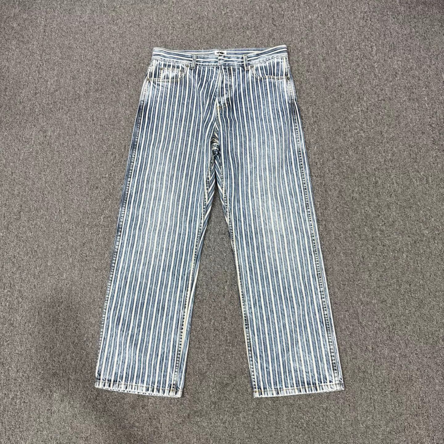 Dior Dior Blue Striped Casual Pants 40 99 New Size 28" / US 6 / IT 42 - 1 Thumbnail