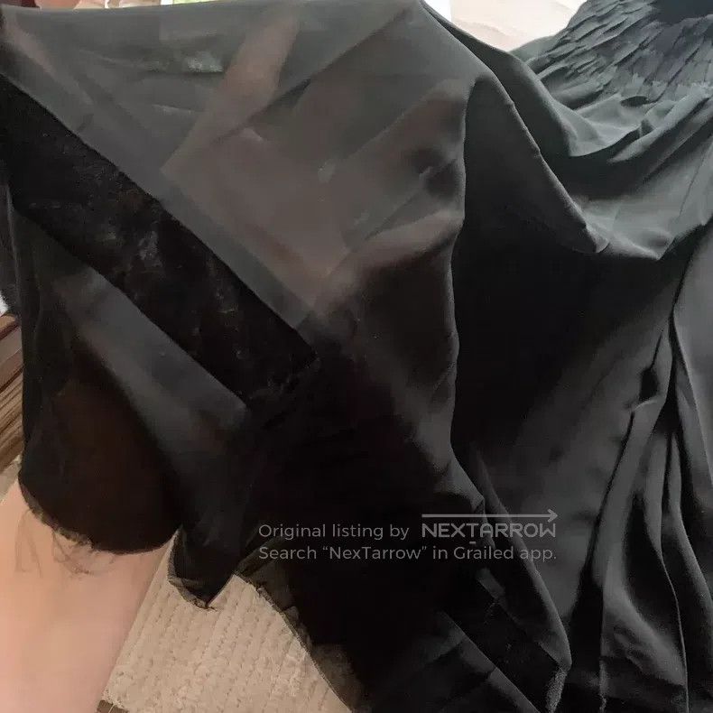 Comme des Garcons Comme des Garcons size M Torn pleated skirt / half skirt Size 22" - 5 Thumbnail