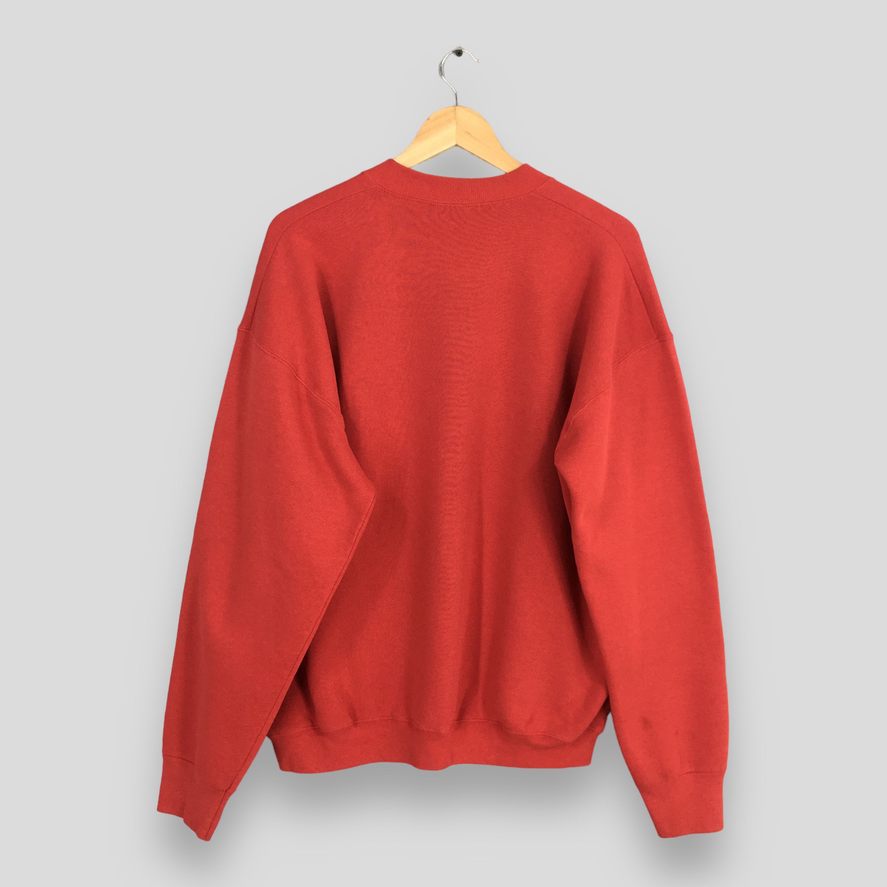 Fruit Of The Loom × Vintage Vintage Moon Tigers Football Red Sweatshirt Large Size US L / EU 52-54 / 3 - 6 Thumbnail