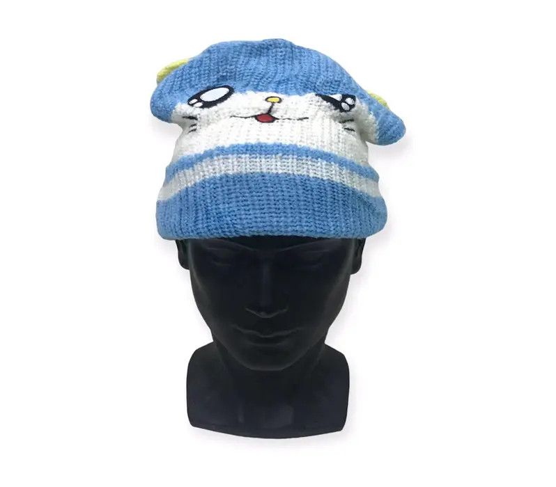 image of Cartoon Network x Hat Hamtaro Bunny Horn Beanie Hat, Men's