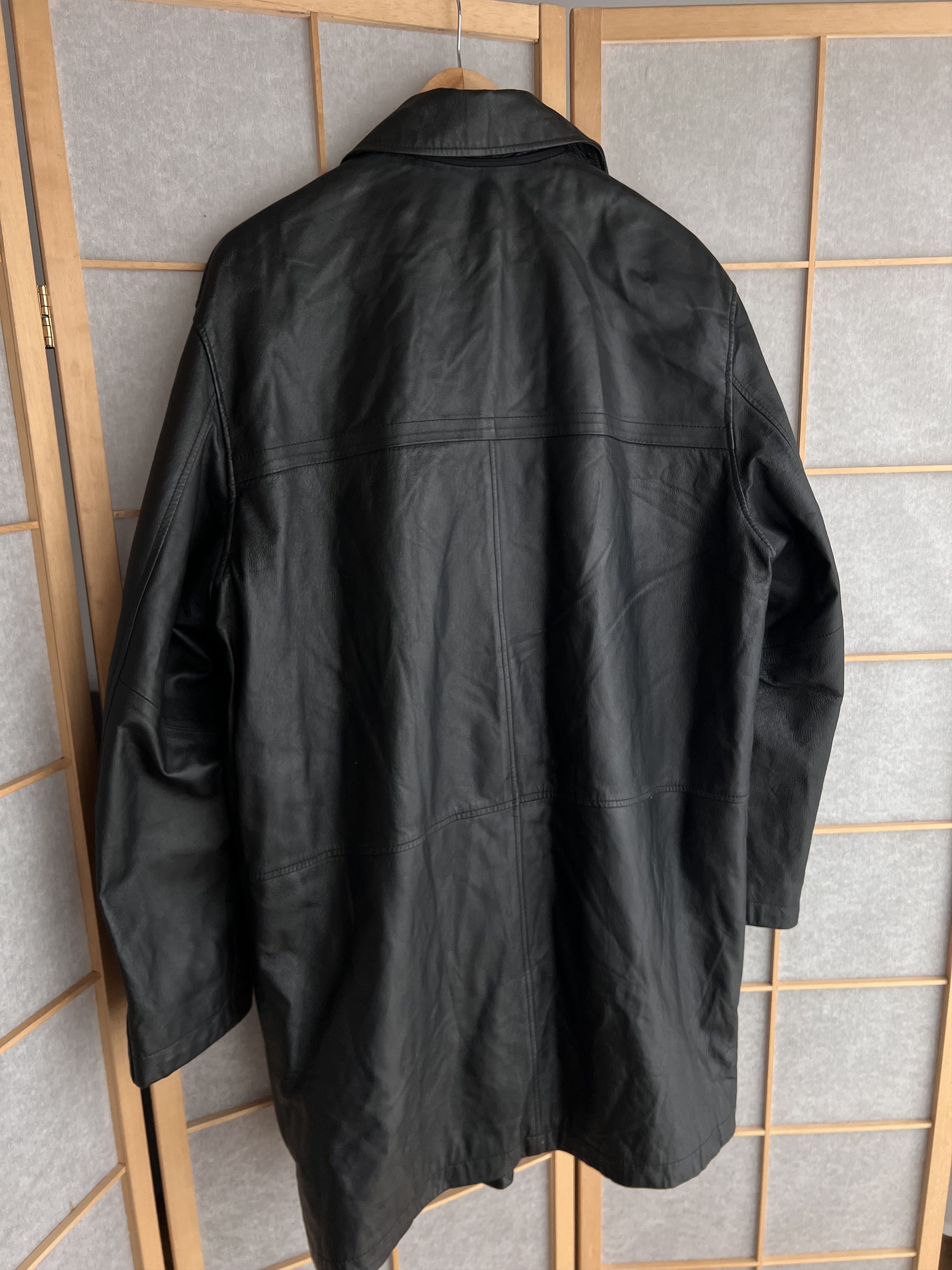 If Six Was Nine 14th Addiction Yohji Yamamoto style leather jacket LGB coat Size US XL / EU 56 / 4 - 19 Thumbnail