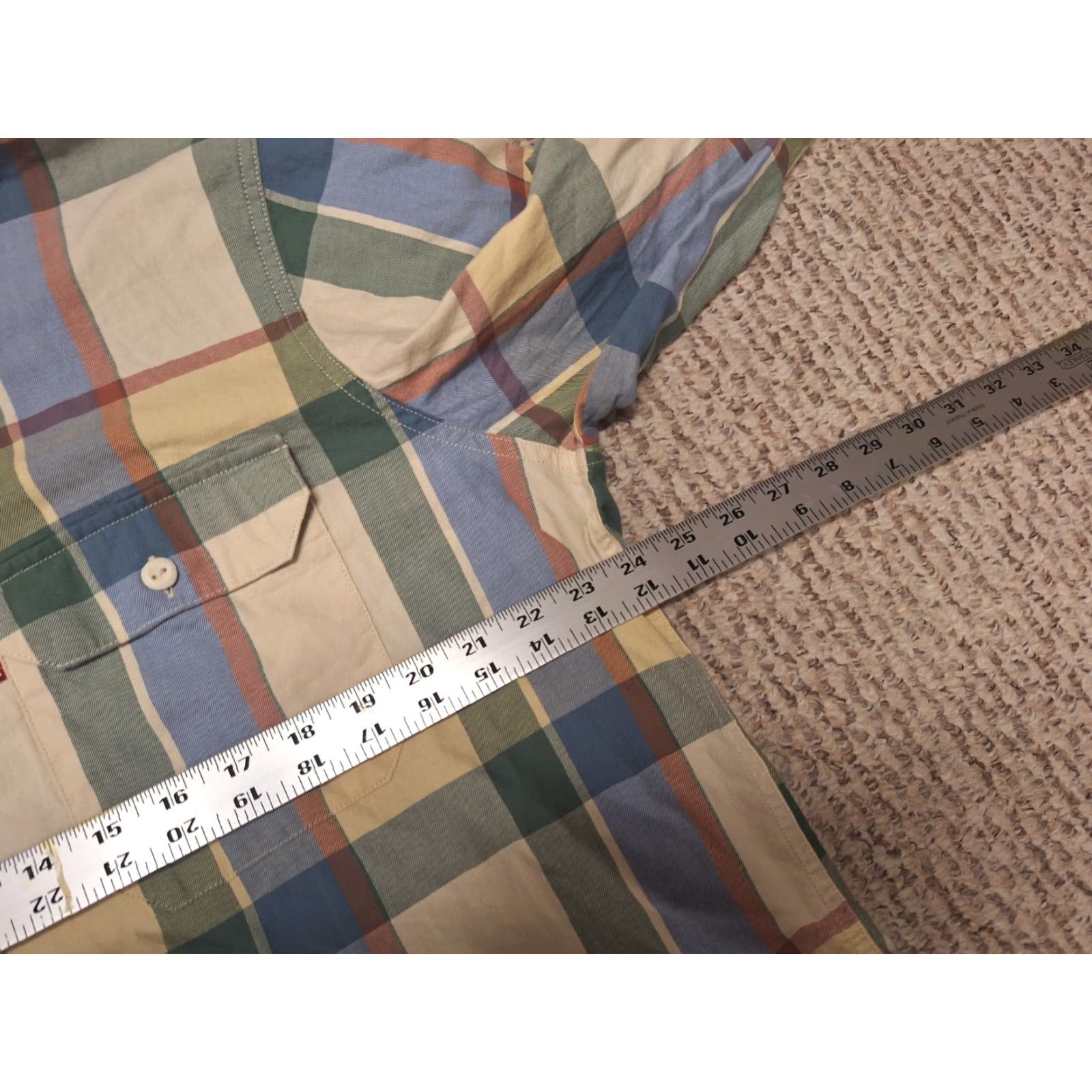 Levi's VINTAGE Levi's Men's The Worker Relaxed Fit Long Sleeve Shirt Sz L Plaid Flannel Nwt Size US L / EU 52-54 / 3 - 3 Thumbnail