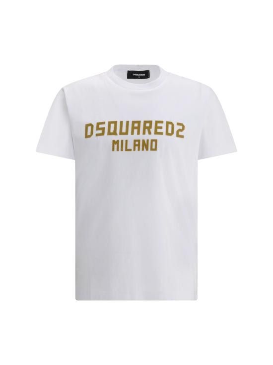 Dsquared2 DSQUARED2 Men T-Shirts S74GD1418D20020 964 WHITE Size US XXL / EU 58 / 5 - 1 Thumbnail