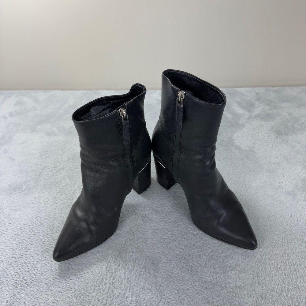 Alexander Wang Alexander Wang Sleek Black Heeled Leather Boots Size 7 US Size US 7 / IT 37 - 9 Thumbnail