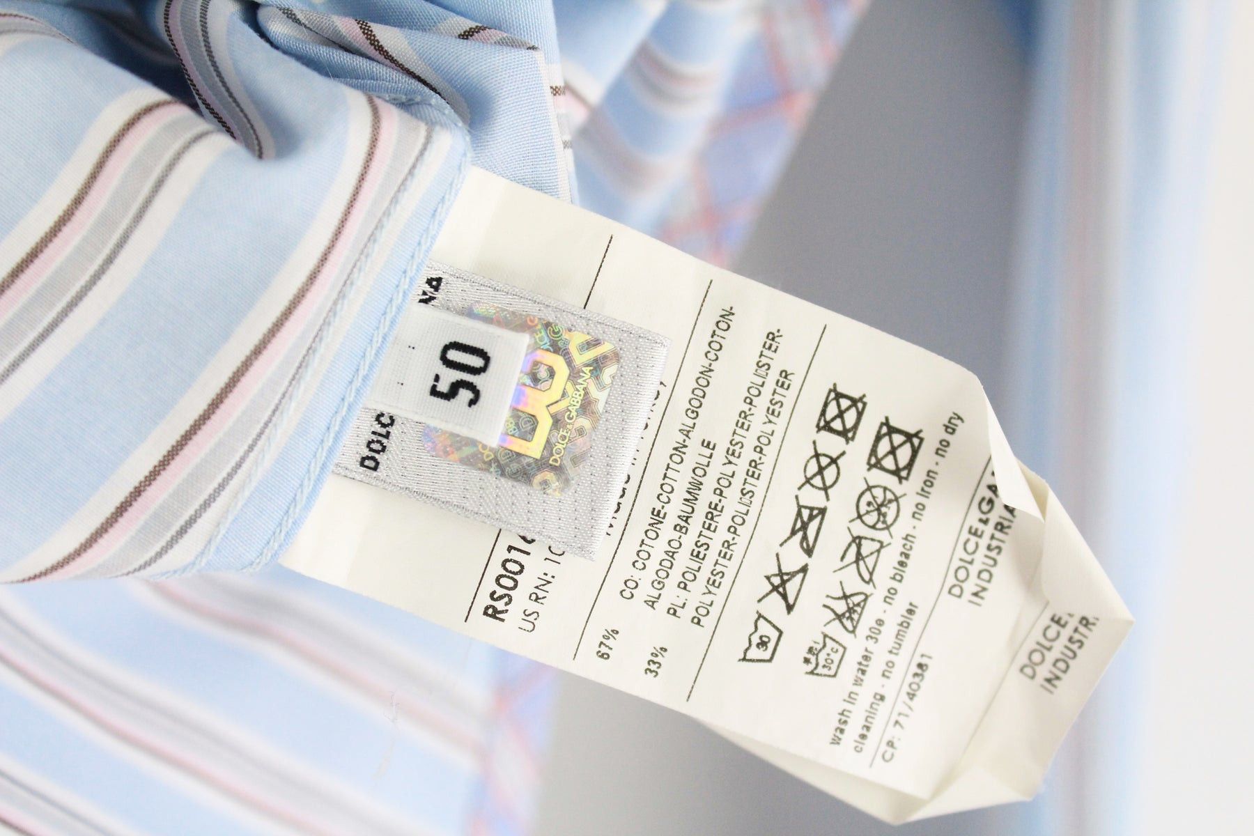 Dolce & Gabbana Dolce & Gabbana Shirt Large Size US L / EU 52-54 / 3 - 6 Thumbnail