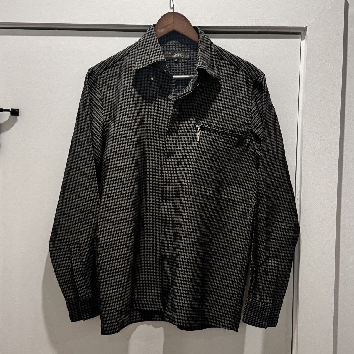 Jean Paul Gaultier Grey Black Check Gaultier Homme Button Up Size US S / EU 44-46 / 1 - 1 Thumbnail